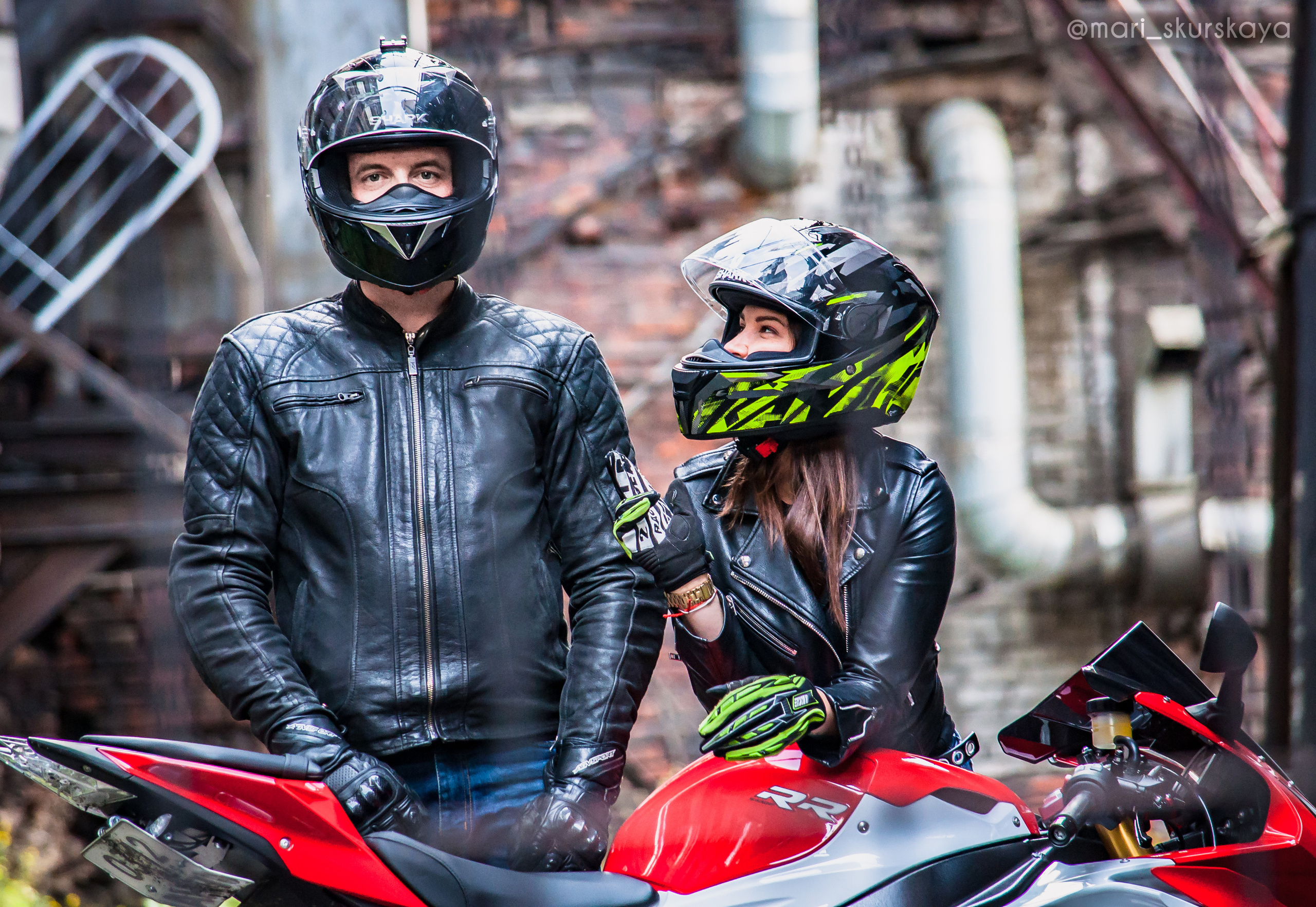 Кира и Кирилл — BMW S1000RR. Мотофотограф в Санкт-Петербурге Мария Скурская