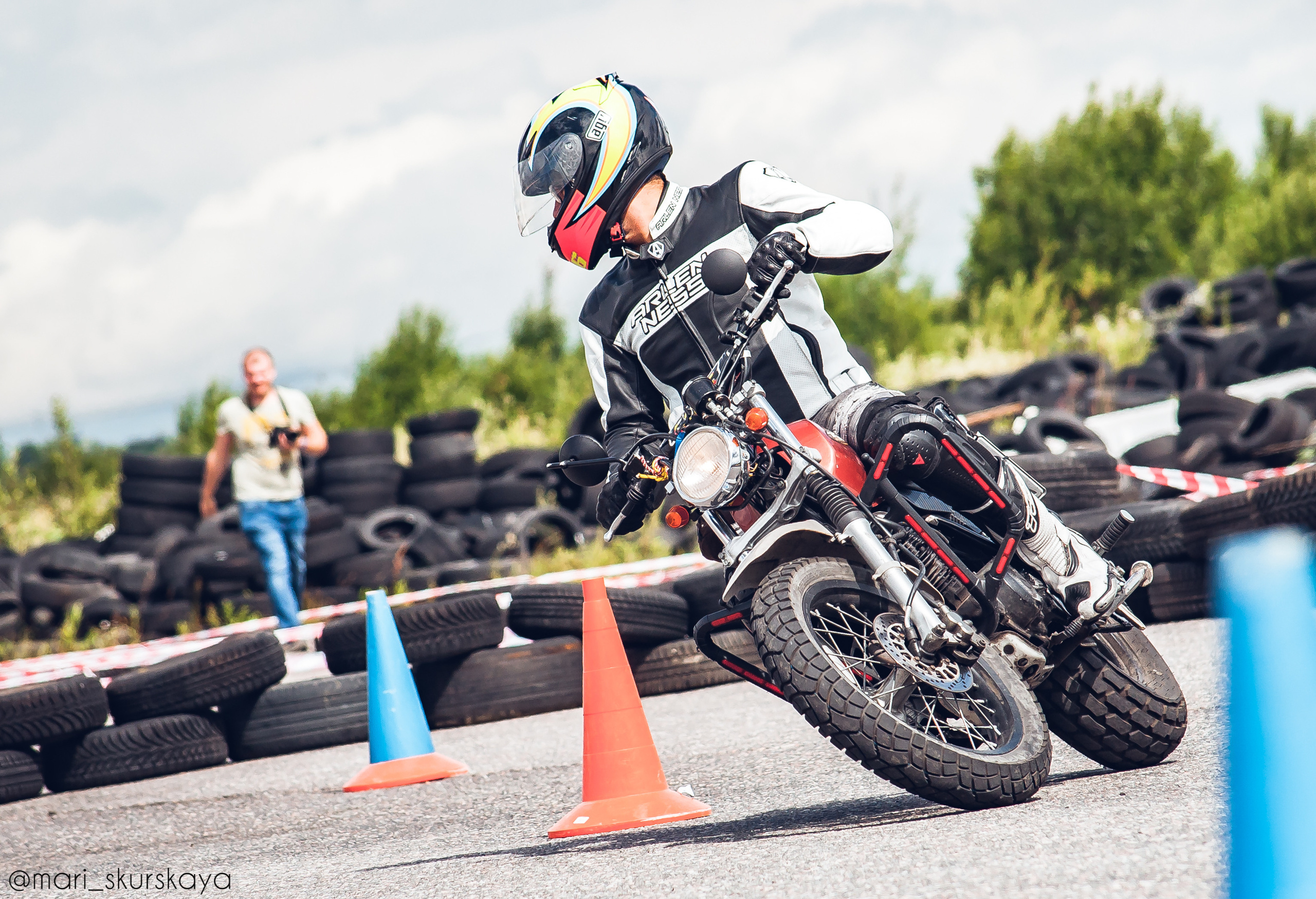 Соревнования по Мотоджимхане — 2019 Чемпионат СПб I этап. Мотофотограф в Санкт-Петербурге Мария Скурская