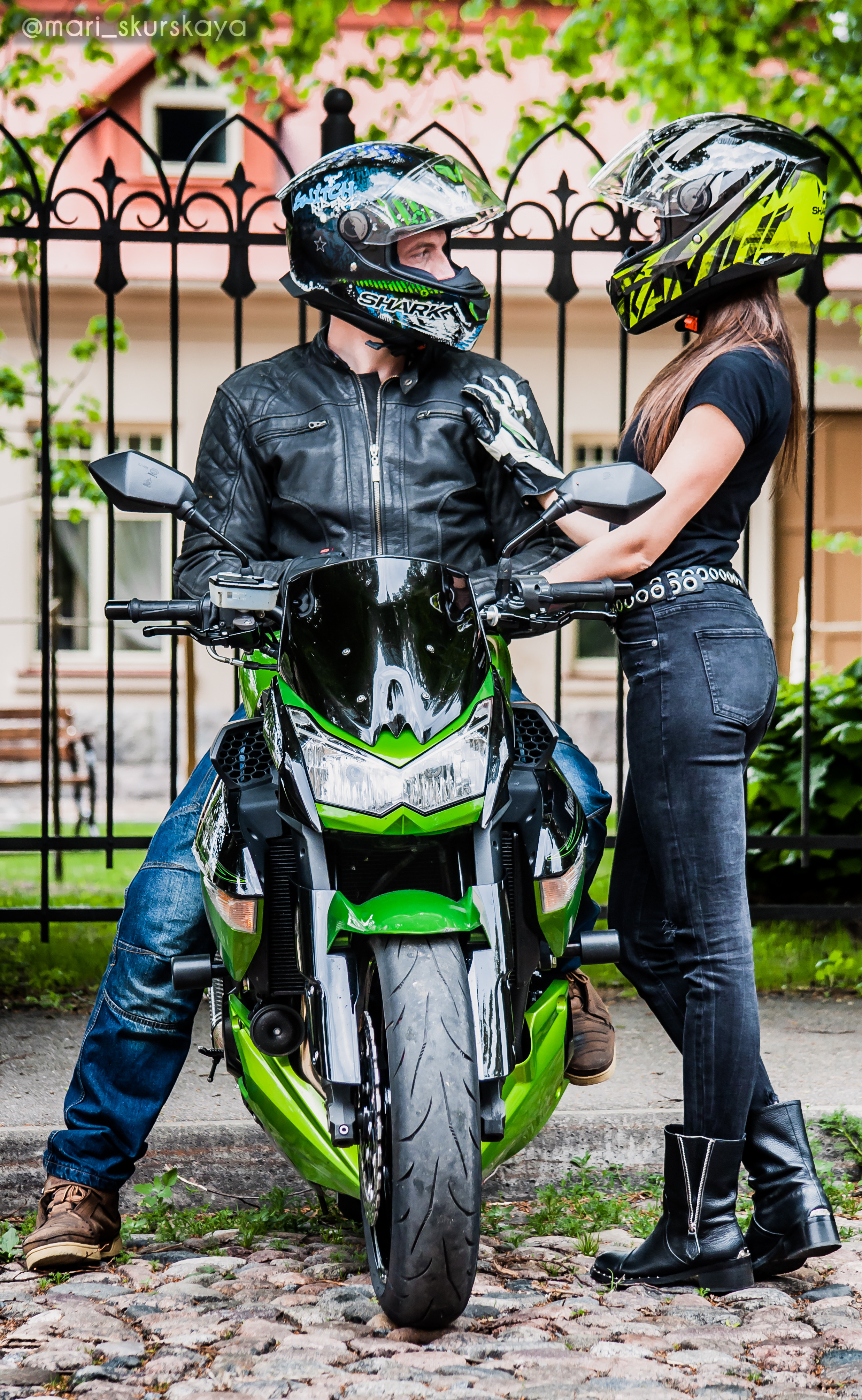 Кира и Кирилл — Kawasaki Z1000. Мотофотограф в Санкт-Петербурге Мария Скурская