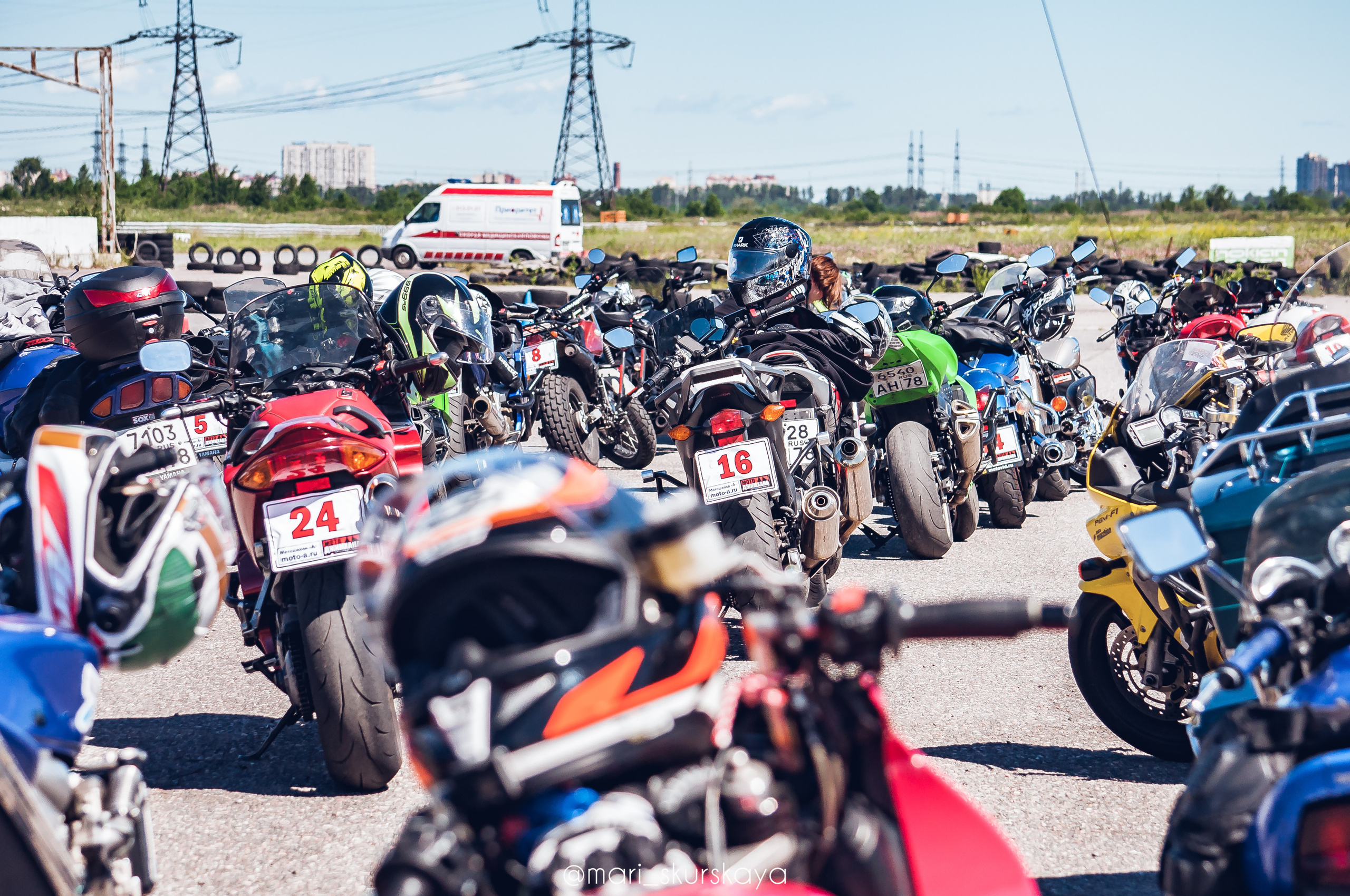 Соревнования по Мотоджимхане — 2019 Чемпионат СПб II этап. Мотофотограф в Санкт-Петербурге Мария Скурская