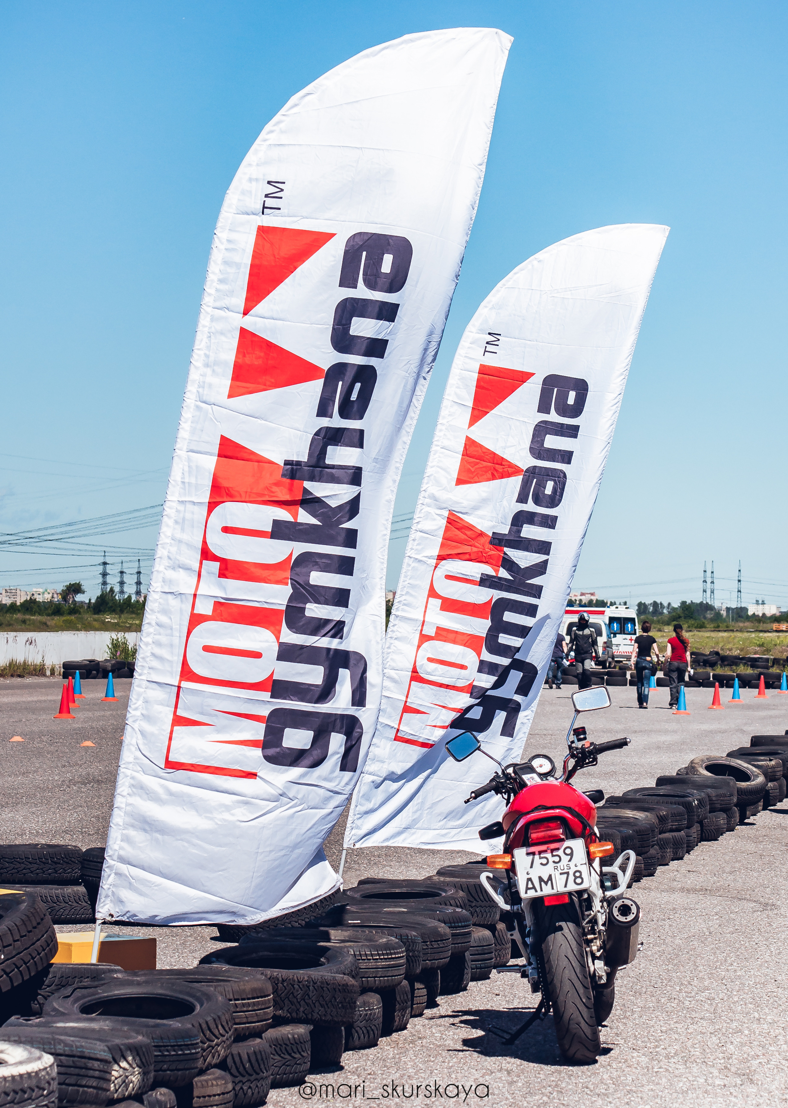 Соревнования по Мотоджимхане — 2019 Чемпионат СПб II этап. Мотофотограф в Санкт-Петербурге Мария Скурская