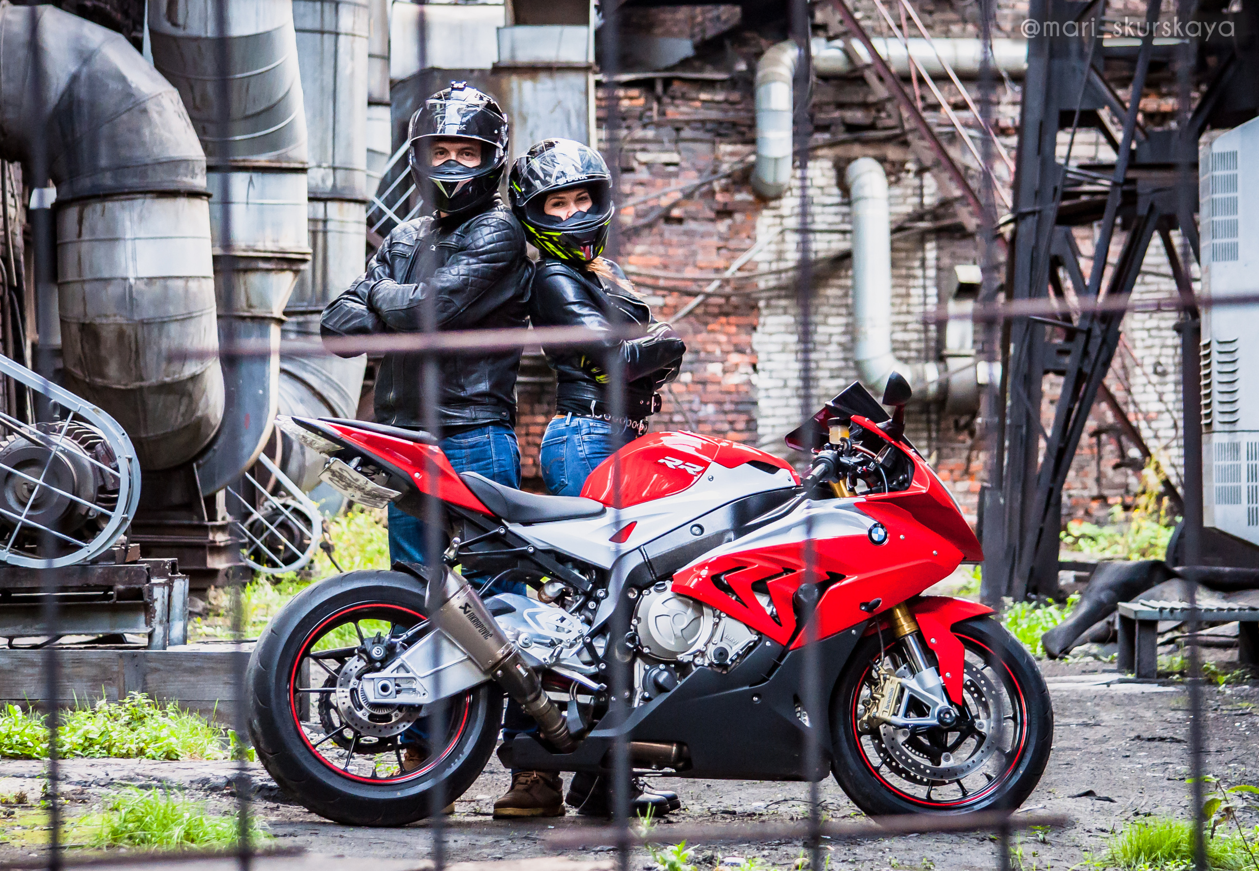 Кира и Кирилл — BMW S1000RR. Мотофотограф в Санкт-Петербурге Мария Скурская