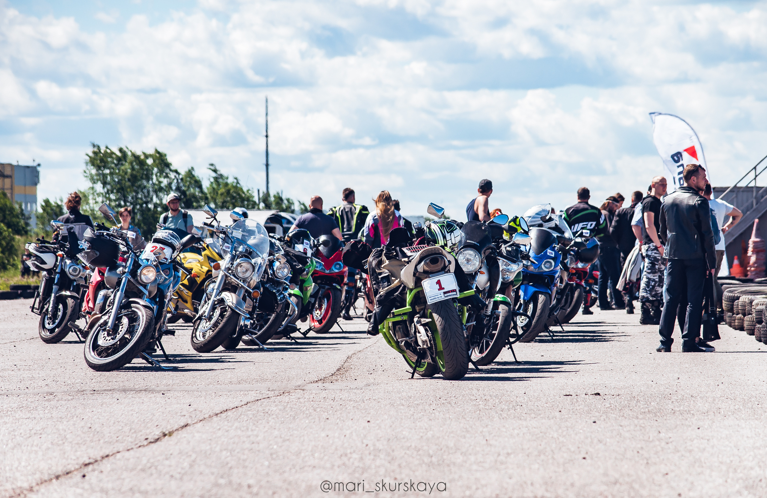 Соревнования по Мотоджимхане — 2019 Чемпионат СПб II этап. Мотофотограф в Санкт-Петербурге Мария Скурская