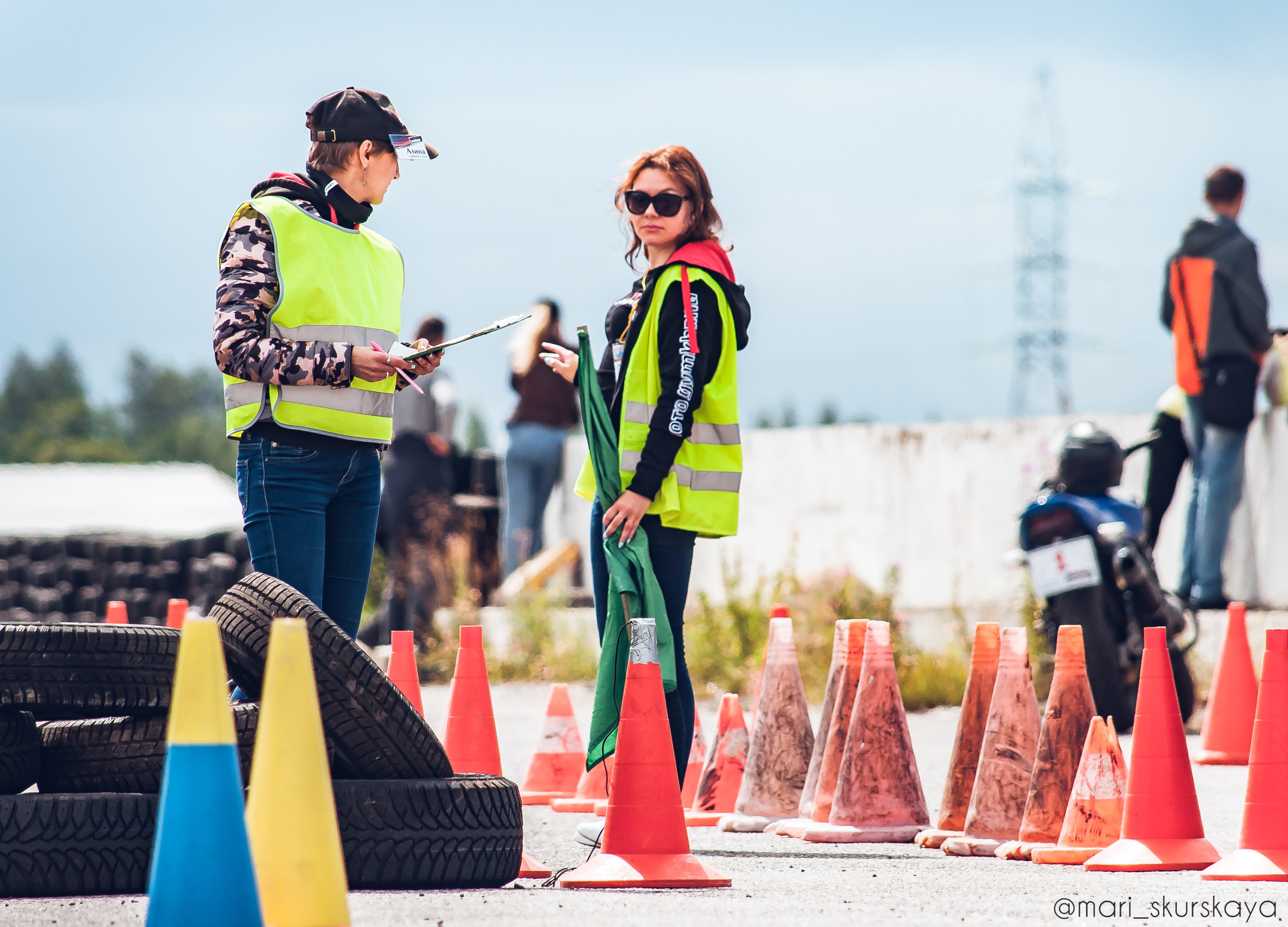Соревнования по Мотоджимхане — 2019 Чемпионат СПб I этап. Мотофотограф в Санкт-Петербурге Мария Скурская