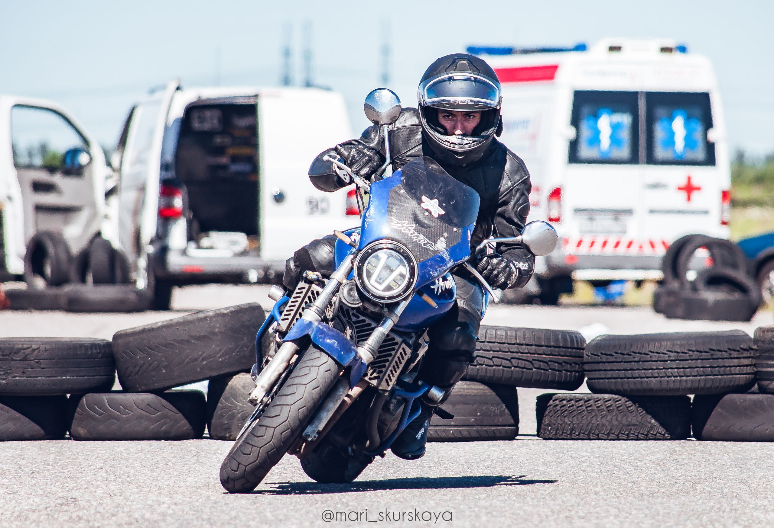 Соревнования по Мотоджимхане — 2019 Чемпионат СПб II этап. Мотофотограф в Санкт-Петербурге Мария Скурская