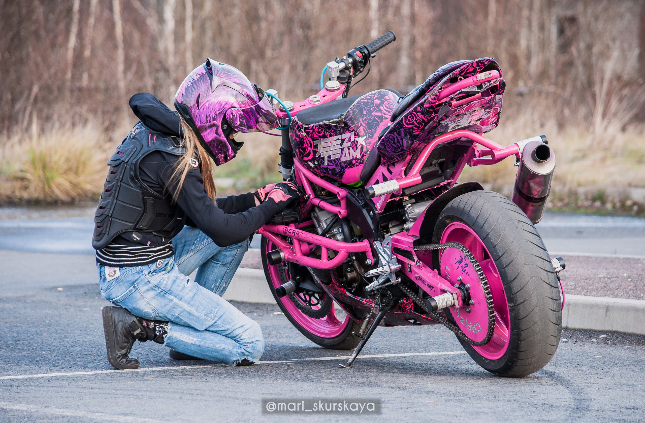 Стантрайдинг / Stuntriding. Мотофотограф в Санкт-Петербурге Мария Скурская