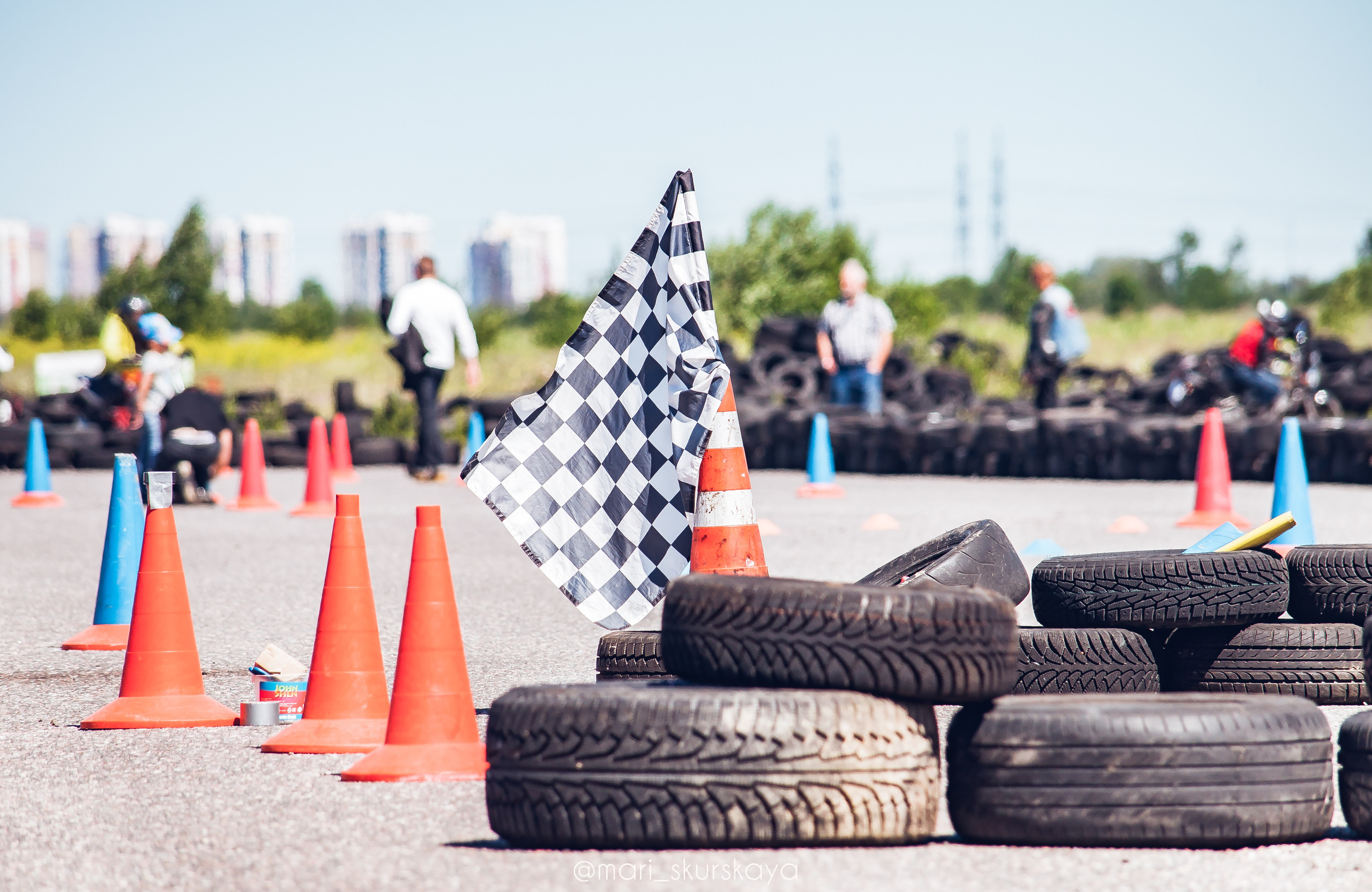 Соревнования по Мотоджимхане — 2019 Чемпионат СПб II этап. Мотофотограф в Санкт-Петербурге Мария Скурская