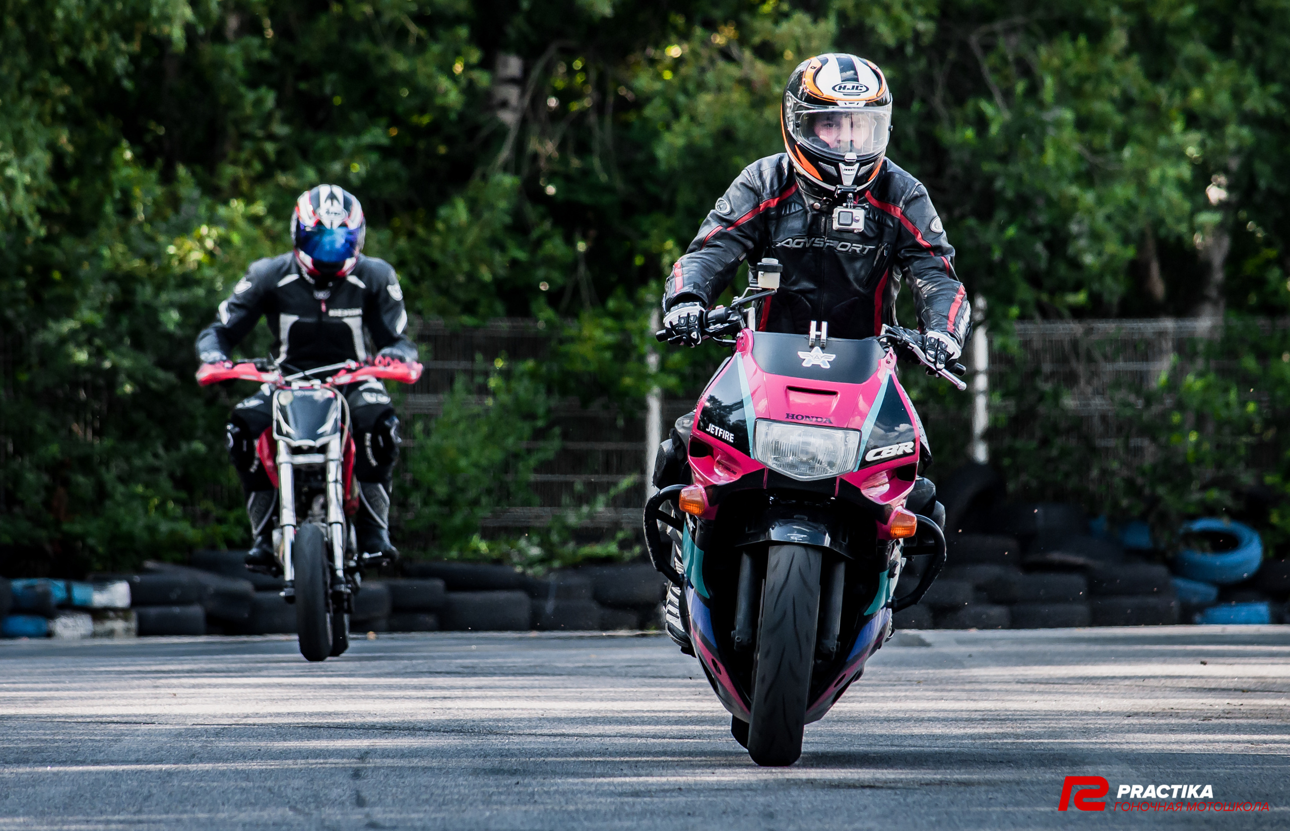 Соревнования гоночной мотошколы PRACTIKA. Мотофотограф в Санкт-Петербурге Мария Скурская
