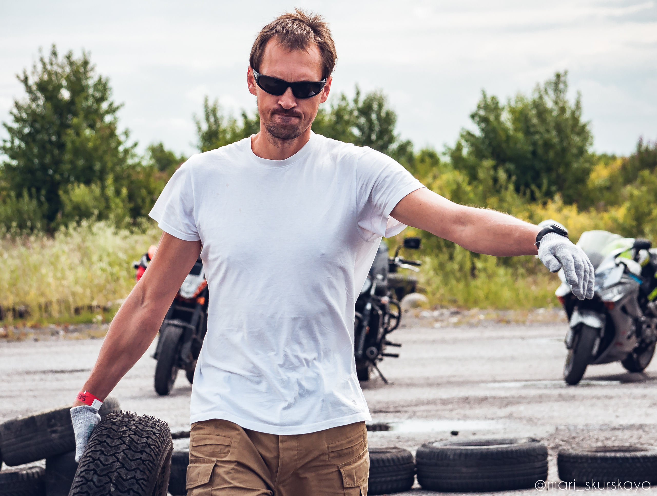 Соревнования по Мотоджимхане — 2019 Чемпионат СПб I этап. Мотофотограф в Санкт-Петербурге Мария Скурская