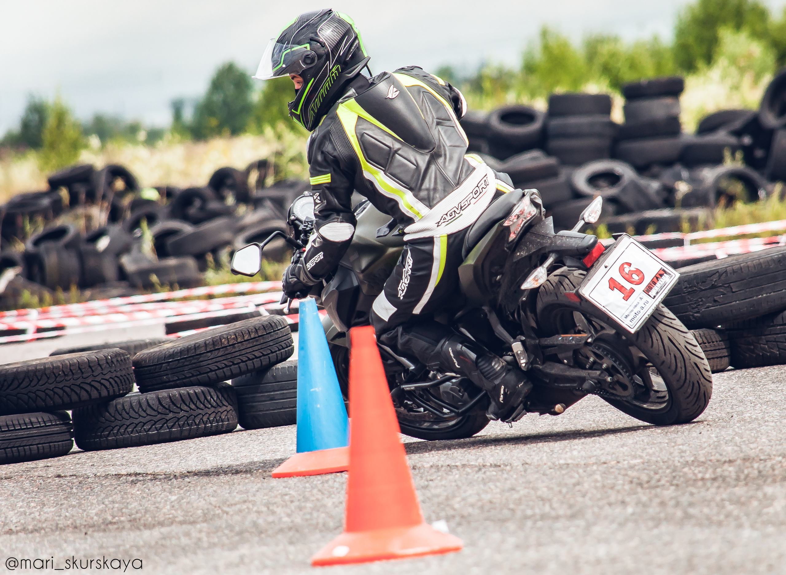 Соревнования по Мотоджимхане — 2019 Чемпионат СПб I этап. Мотофотограф в Санкт-Петербурге Мария Скурская