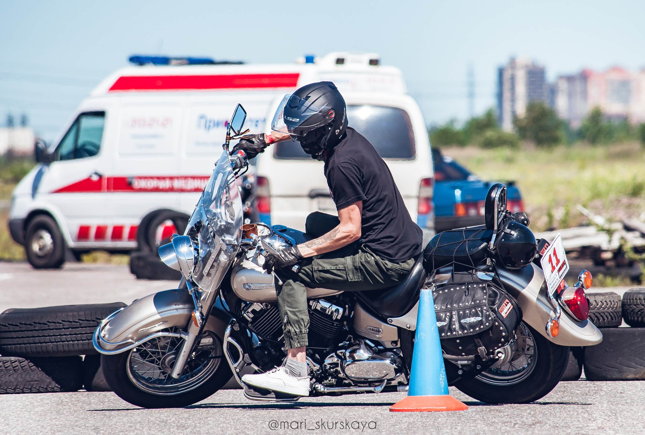 Соревнования по Мотоджимхане — 2019 Чемпионат СПб II этап. Мотофотограф в Санкт-Петербурге Мария Скурская