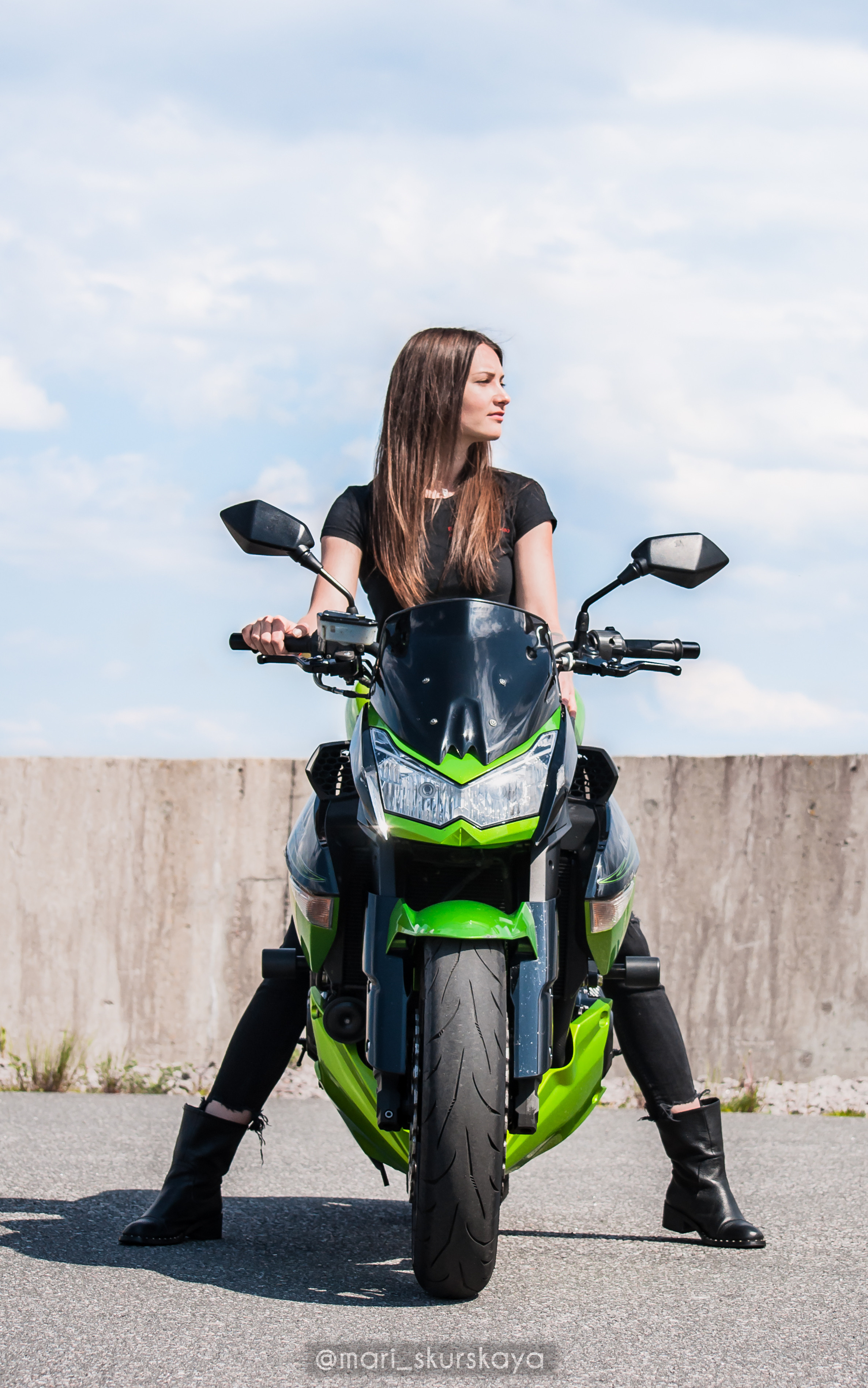Кира и Кирилл — Kawasaki Z1000. Мотофотограф в Санкт-Петербурге Мария Скурская