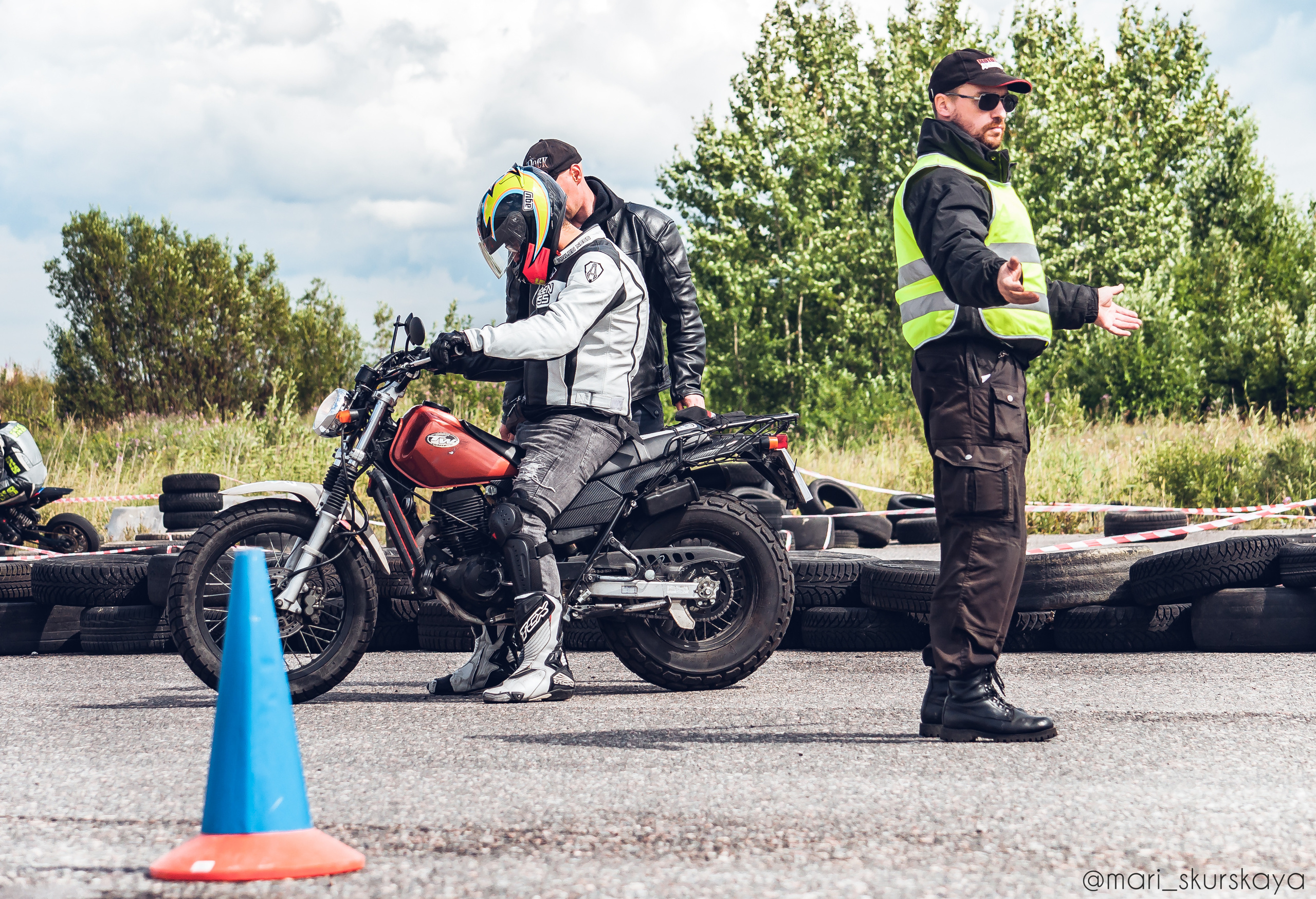 Соревнования по Мотоджимхане — 2019 Чемпионат СПб I этап. Мотофотограф в Санкт-Петербурге Мария Скурская