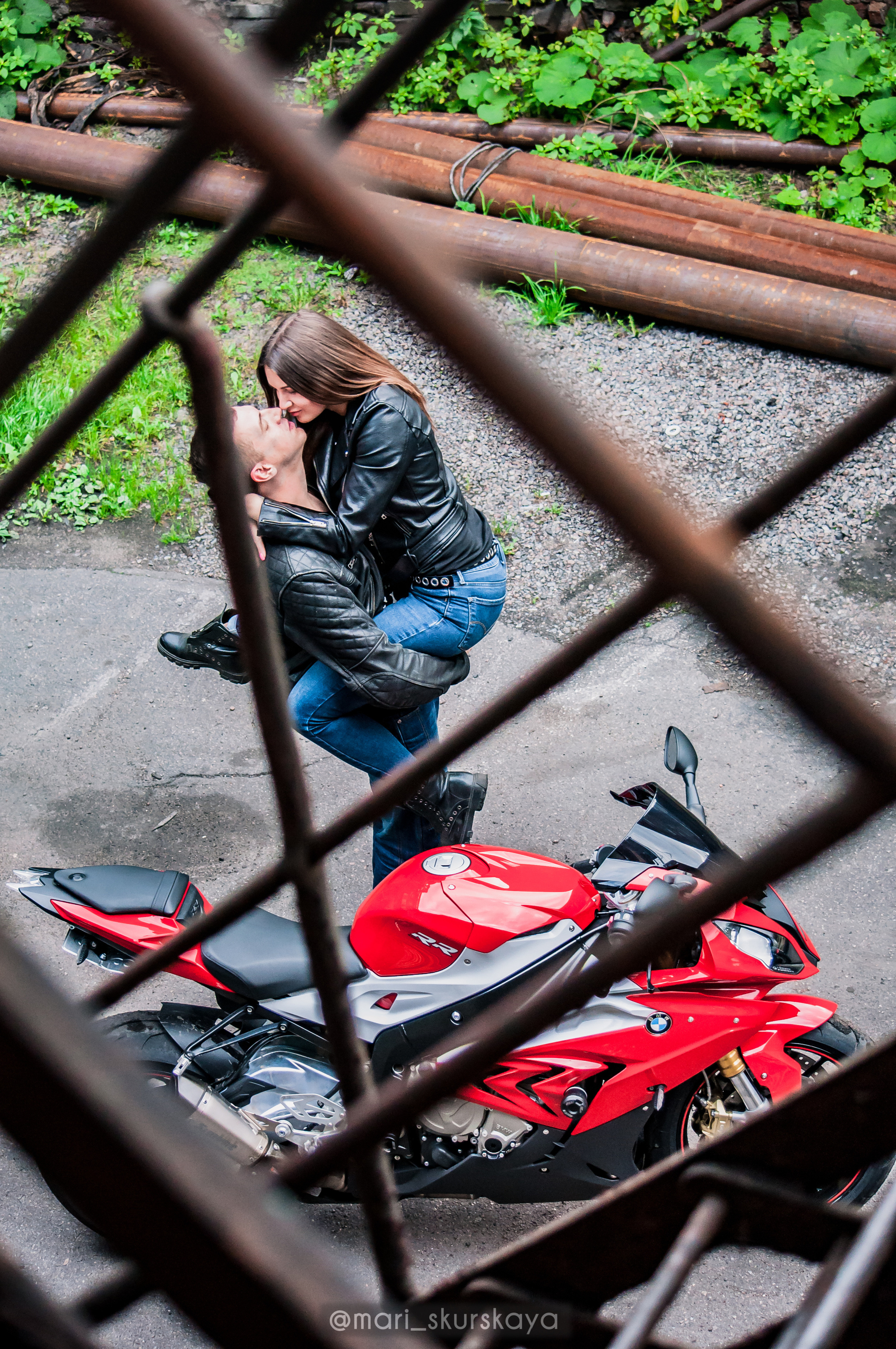 Кира и Кирилл — BMW S1000RR. Мотофотограф в Санкт-Петербурге Мария Скурская