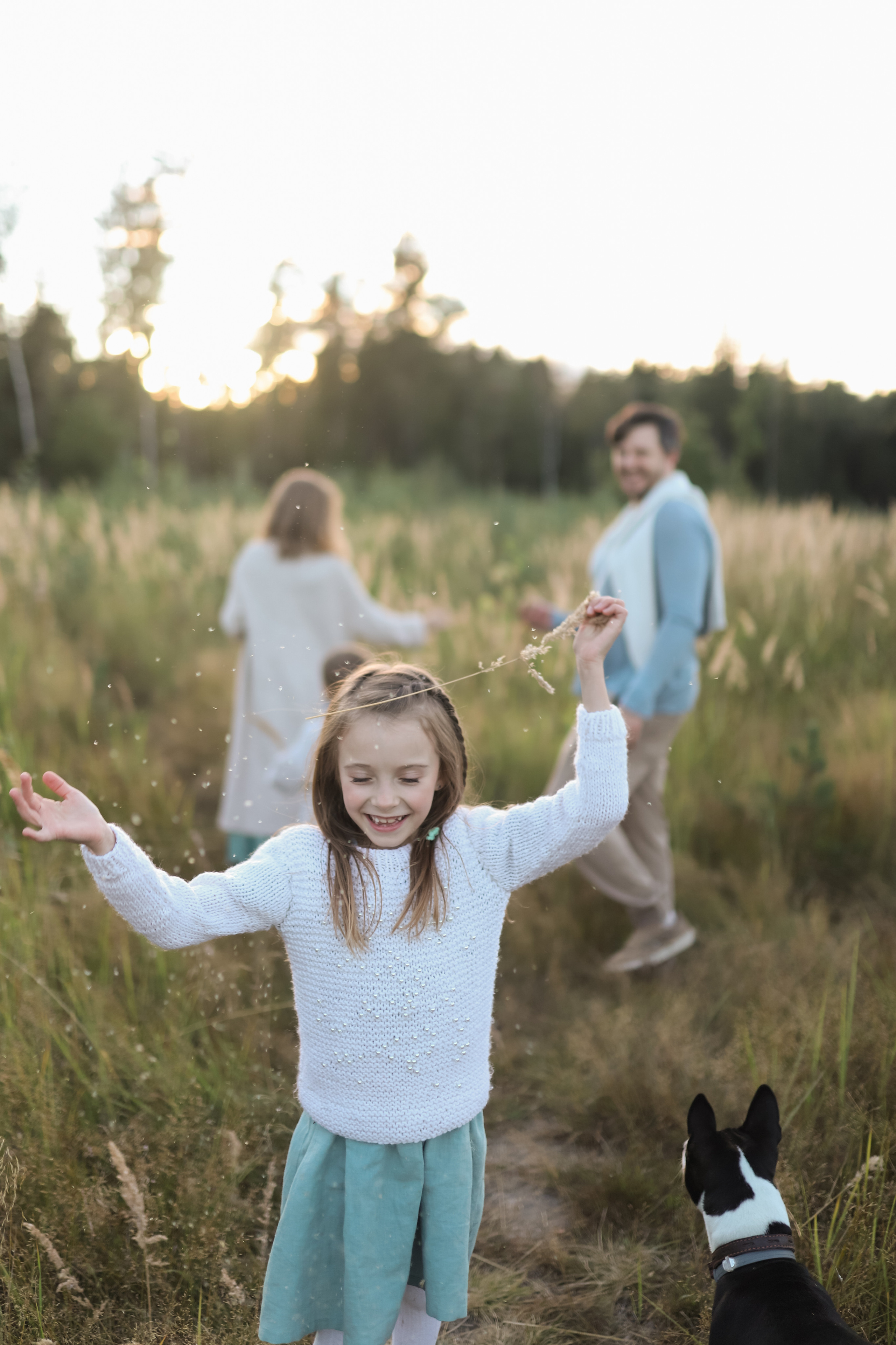 Прогулка с собакой. Семейный фотограф Елизавета Увицкая