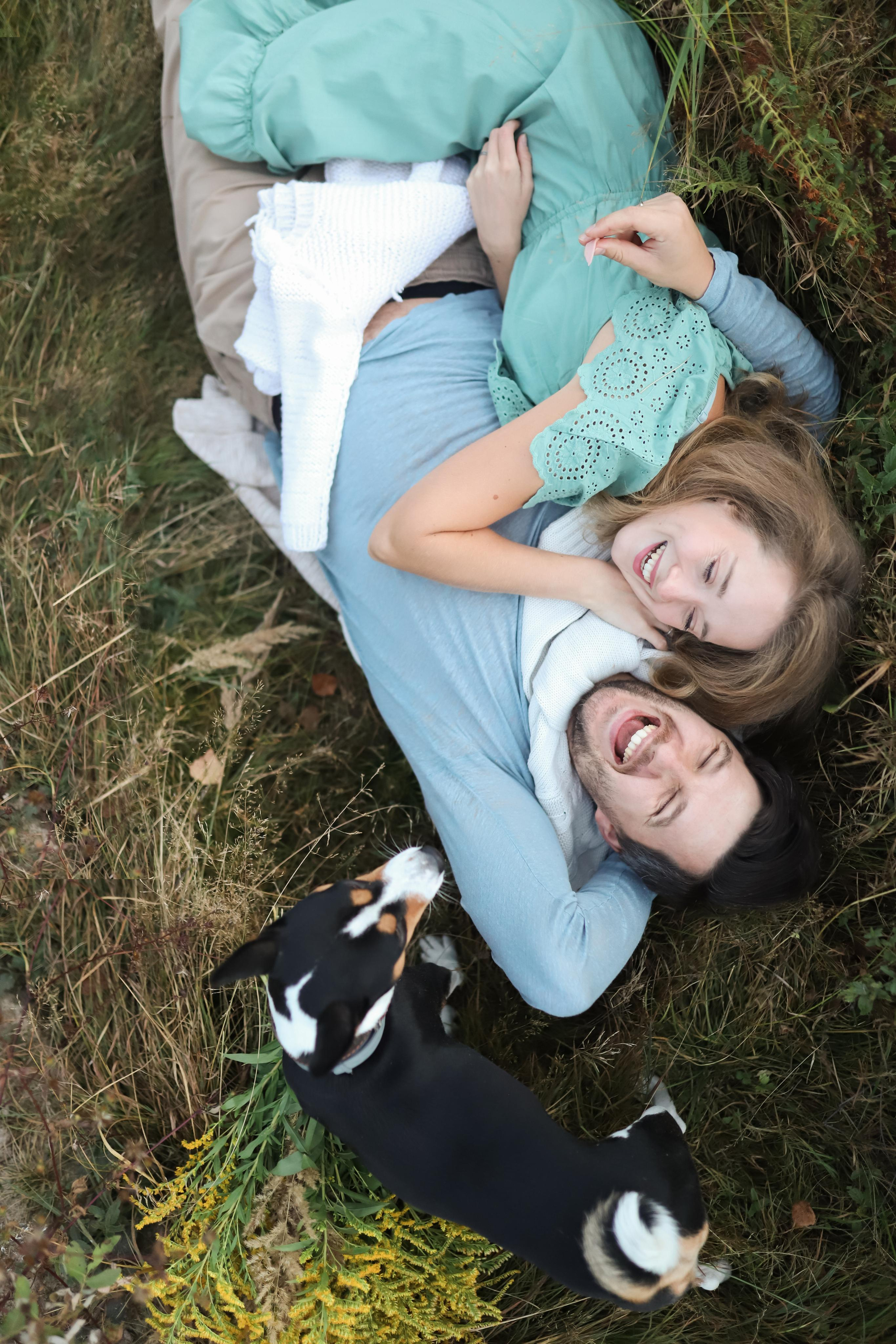 Прогулка с собакой. Семейный фотограф Елизавета Увицкая