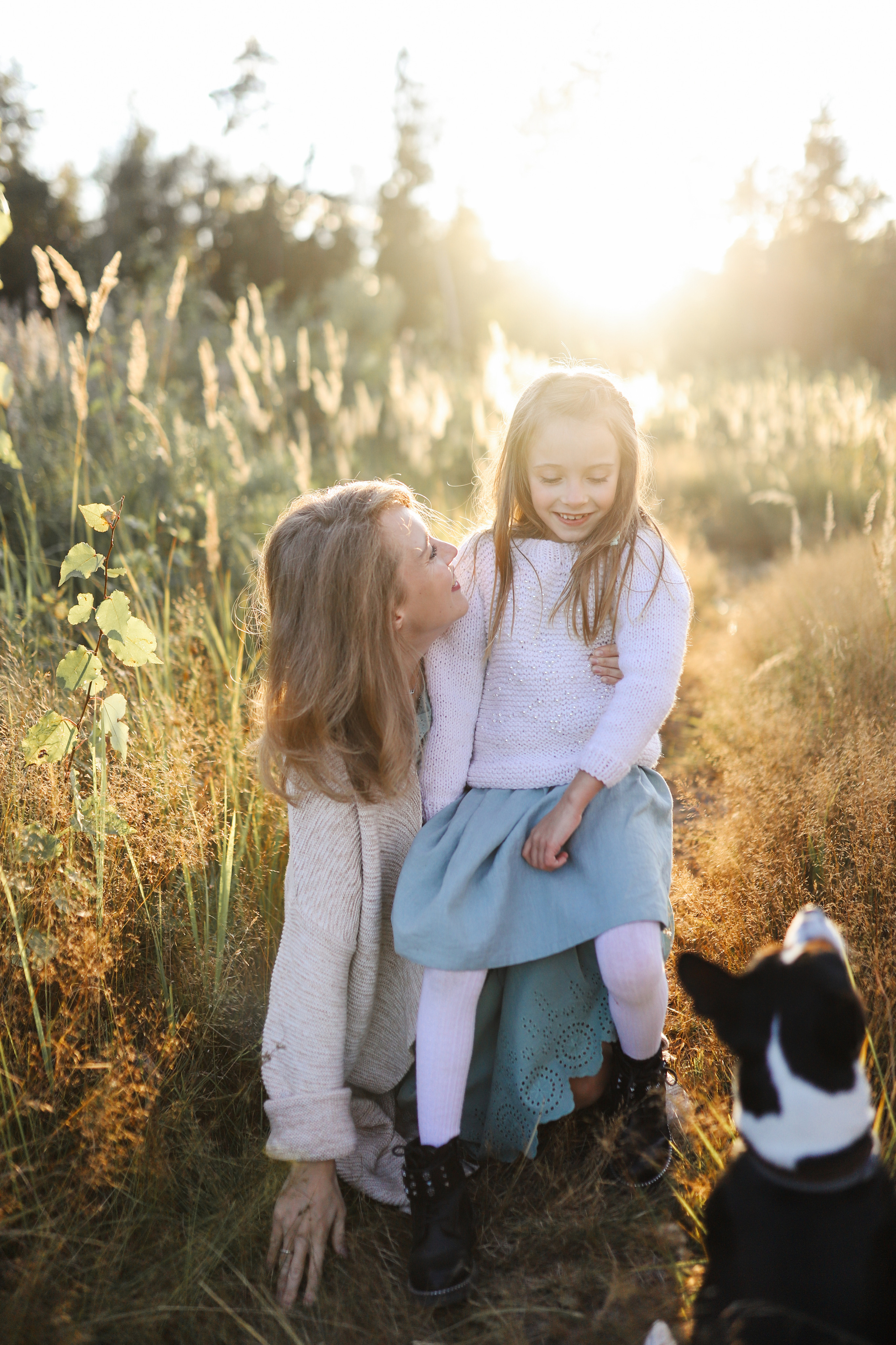 Прогулка с собакой. Семейный фотограф Елизавета Увицкая