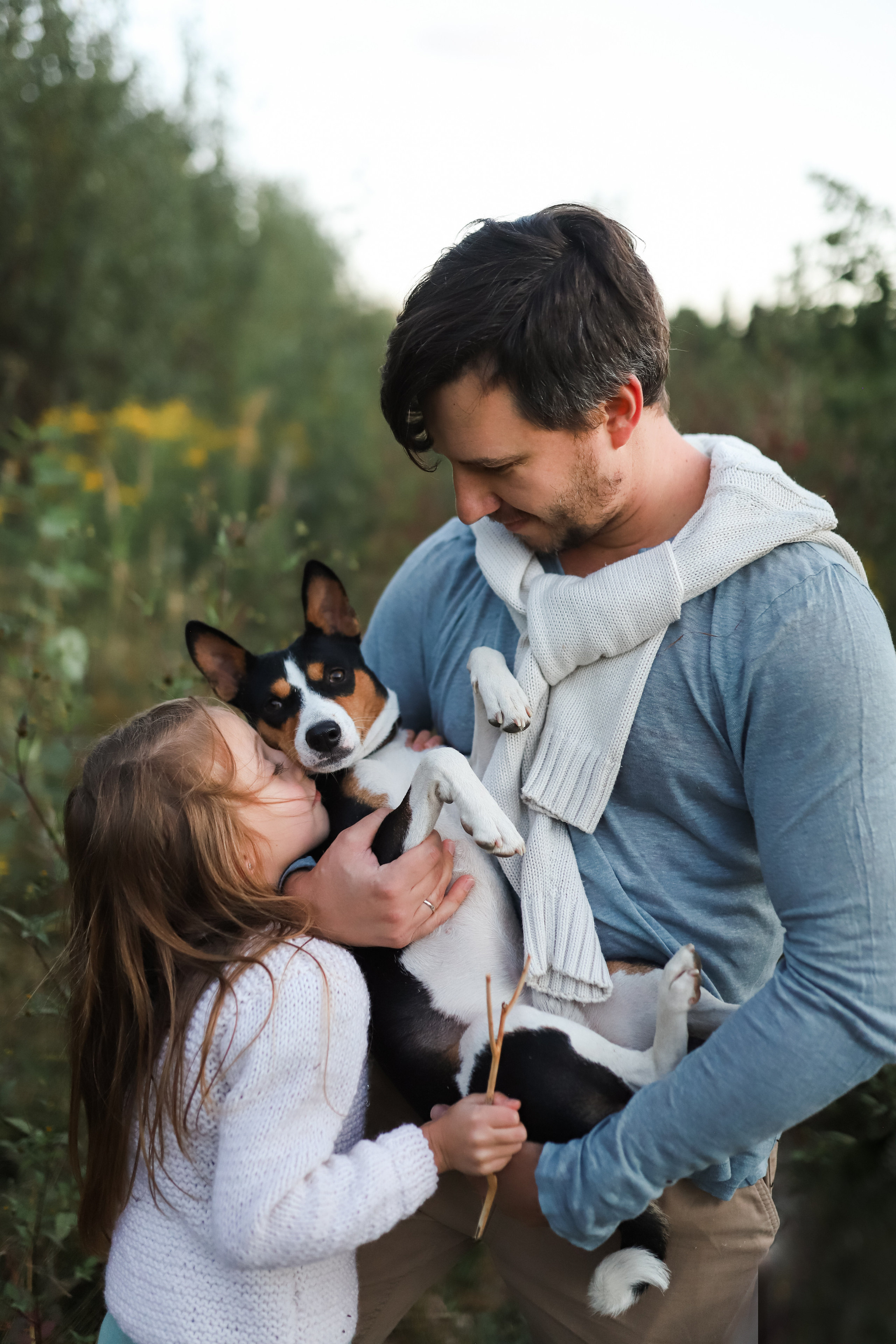 Прогулка с собакой. Семейный фотограф Елизавета Увицкая