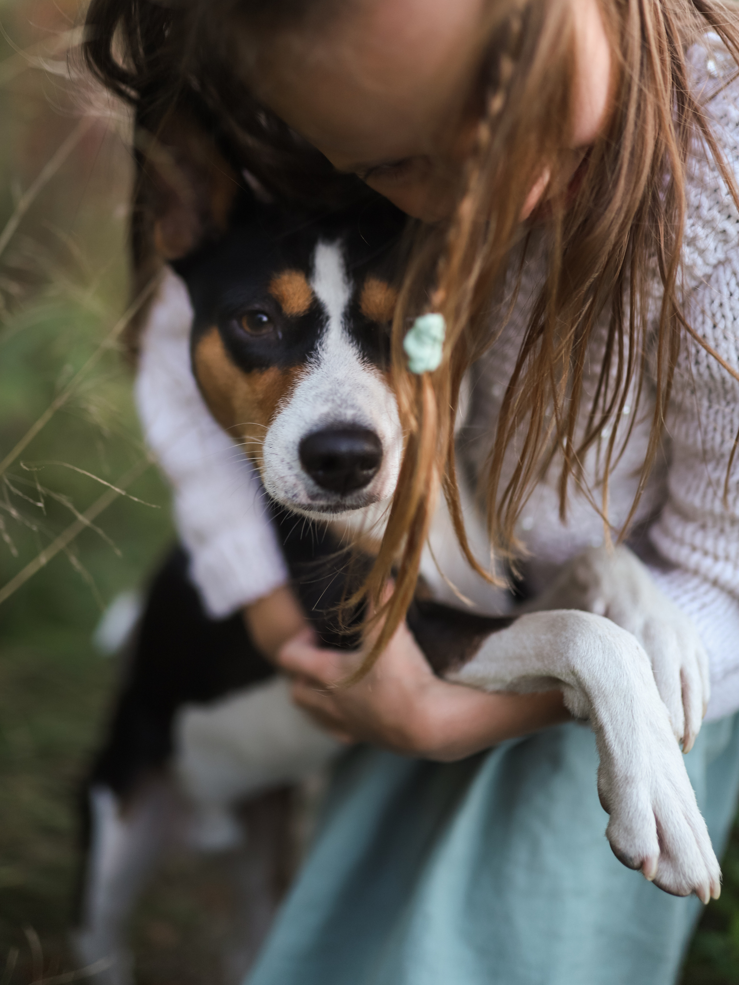 Прогулка с собакой. Семейный фотограф Елизавета Увицкая