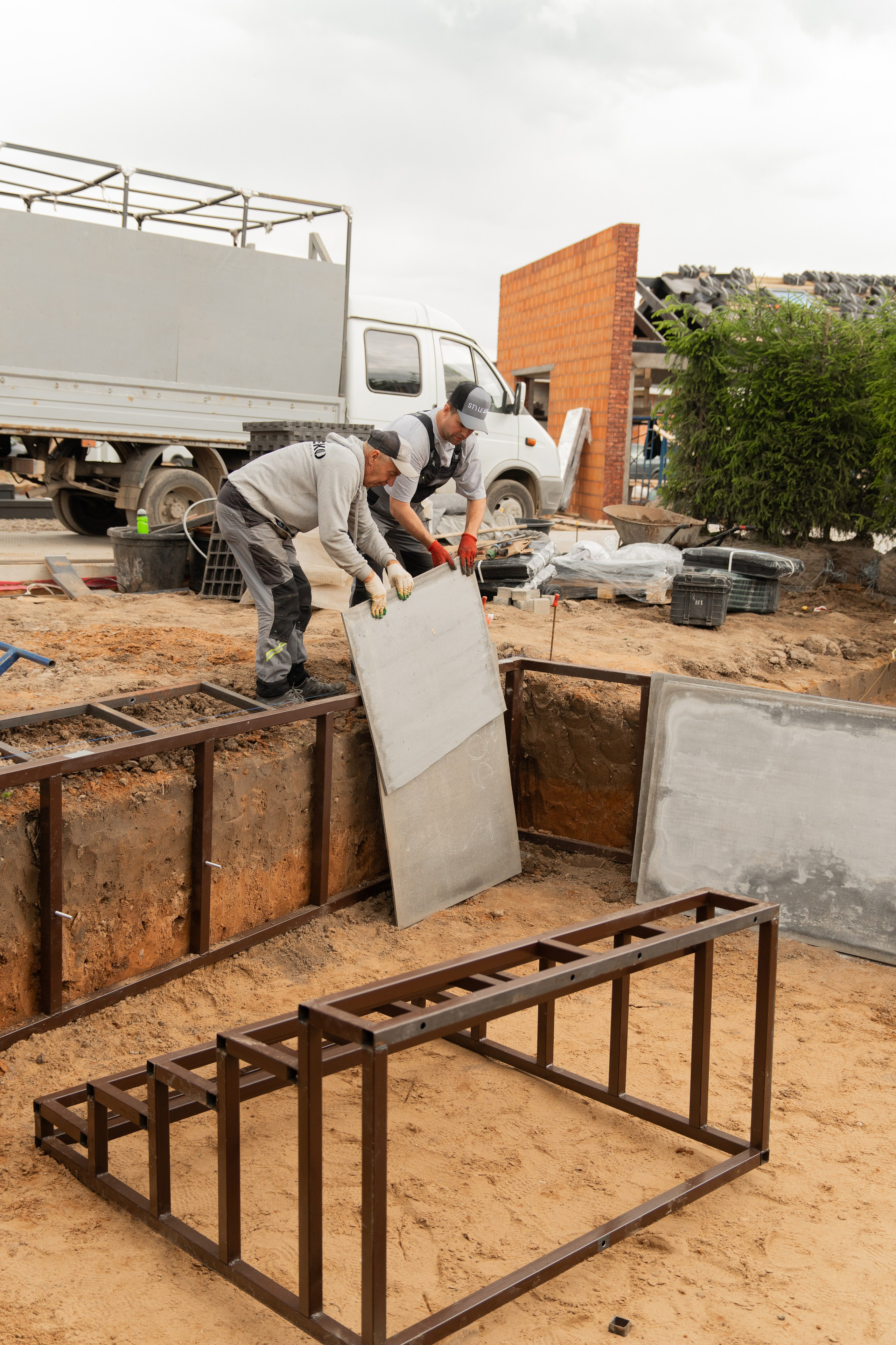 Этап ландшафтных работ. Автомобильный фотограф Светлана Усова