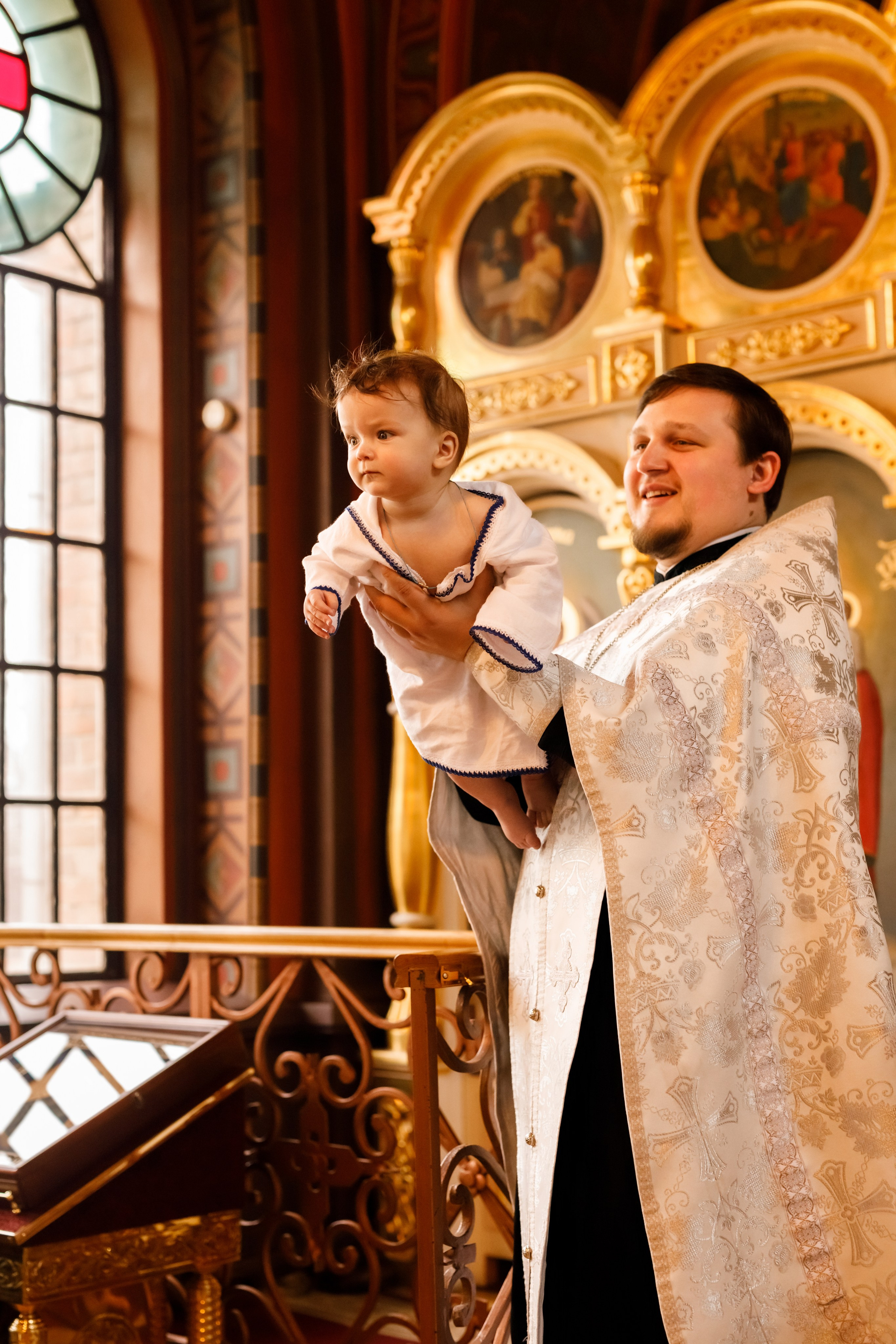 Крещение Николая. Семейный и детский фотограф в Краснодаре Элона Литвинова