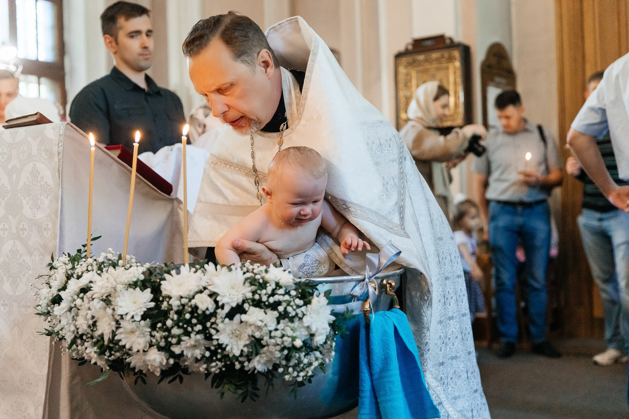 Таинство крещения Дмитрия (28 мая 2023). Свадебный и семейный фотограф Крамар Наталья