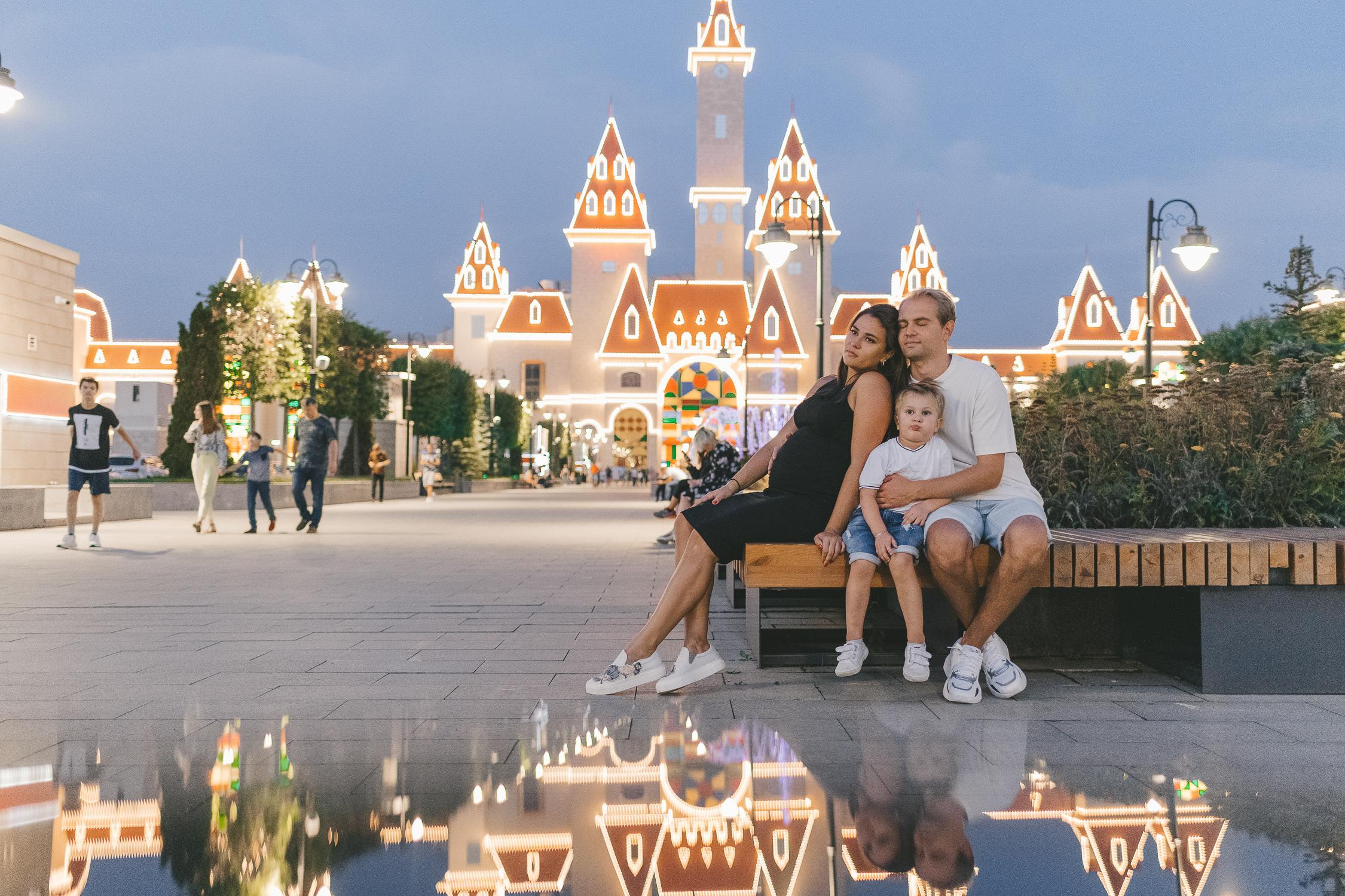 Семейная прогулка Остров Мечты. Женский и семейный фотограф в Москве Ирина Лысикова