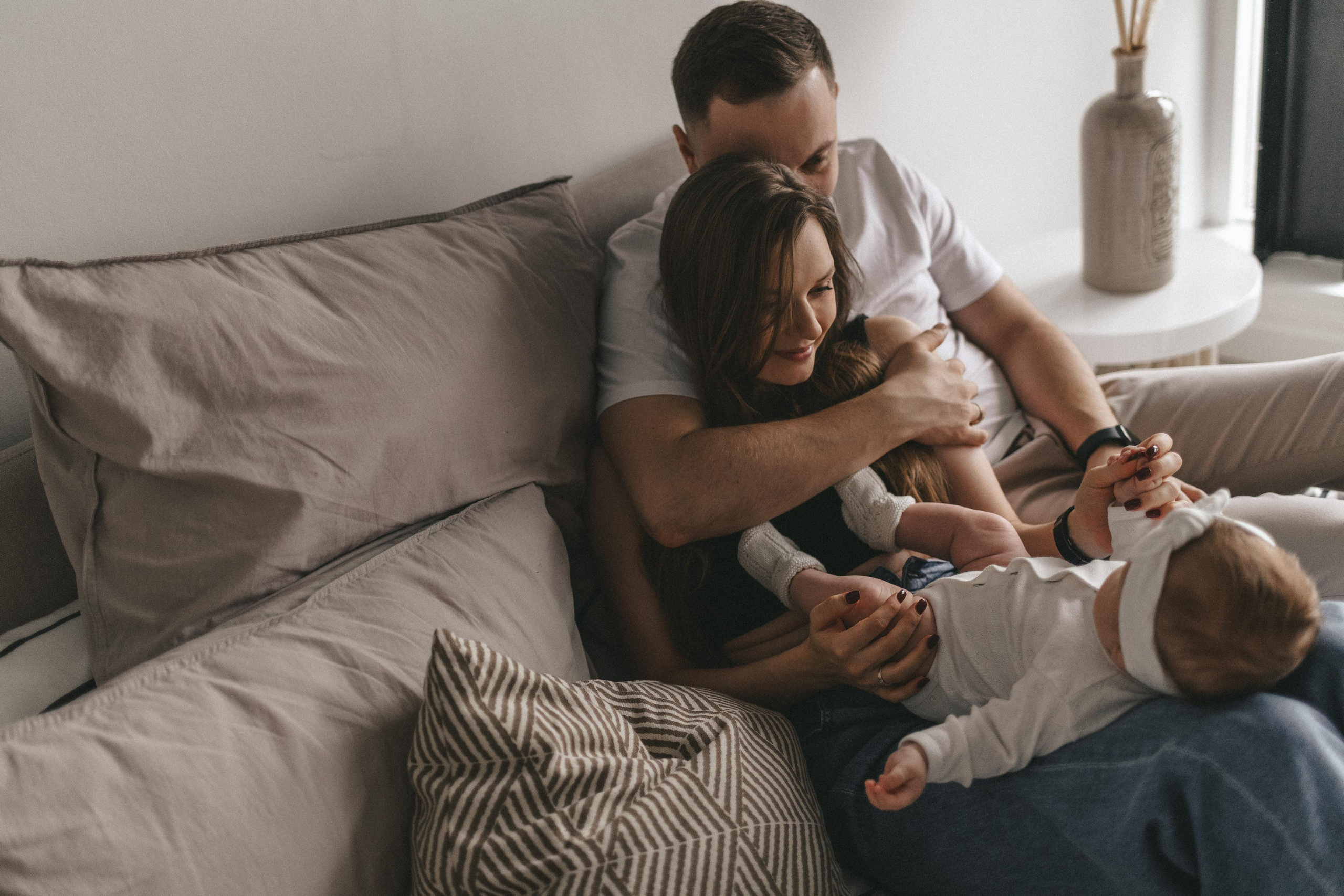 Семейная в студии. Женский и семейный фотограф в Москве Ирина Лысикова