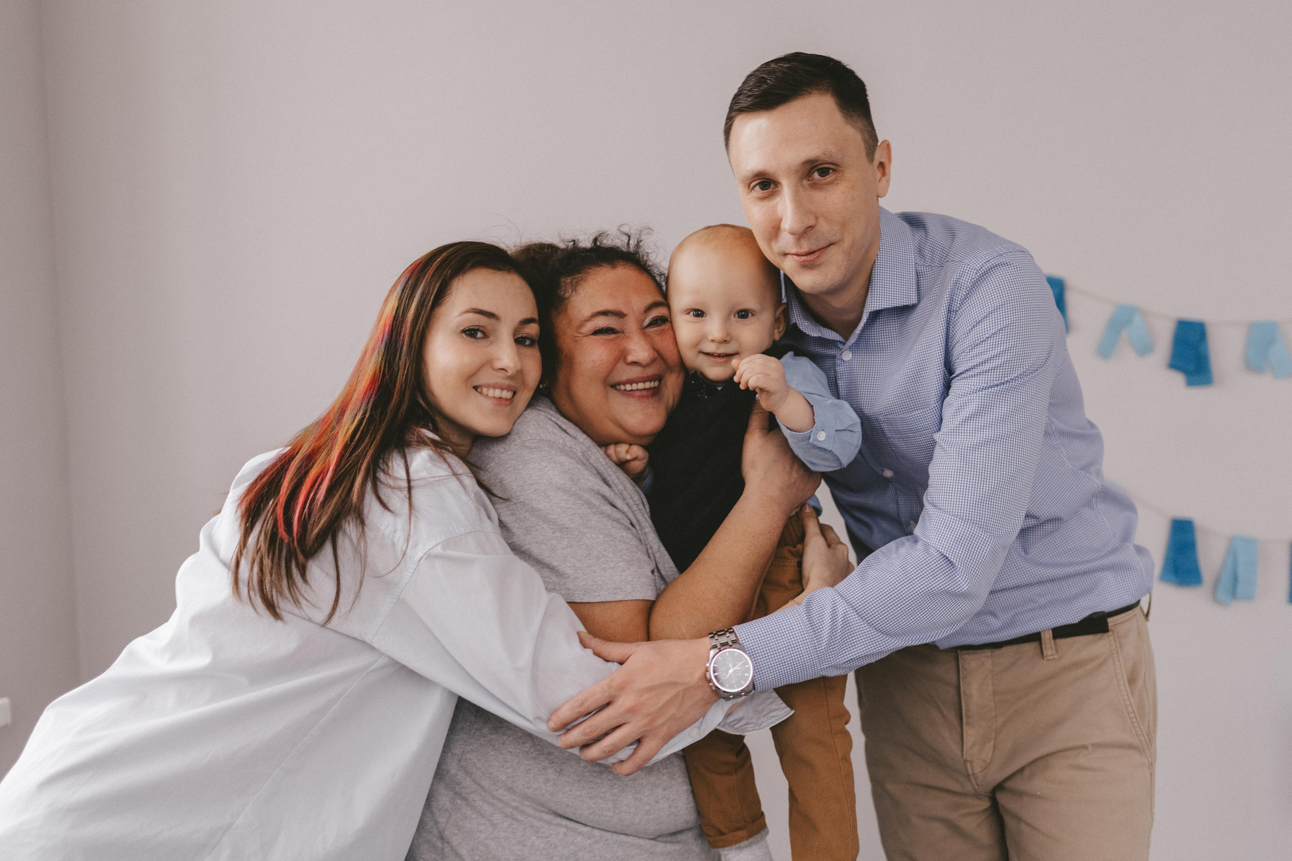 Семейная в студии. Женский и семейный фотограф в Москве Ирина Лысикова