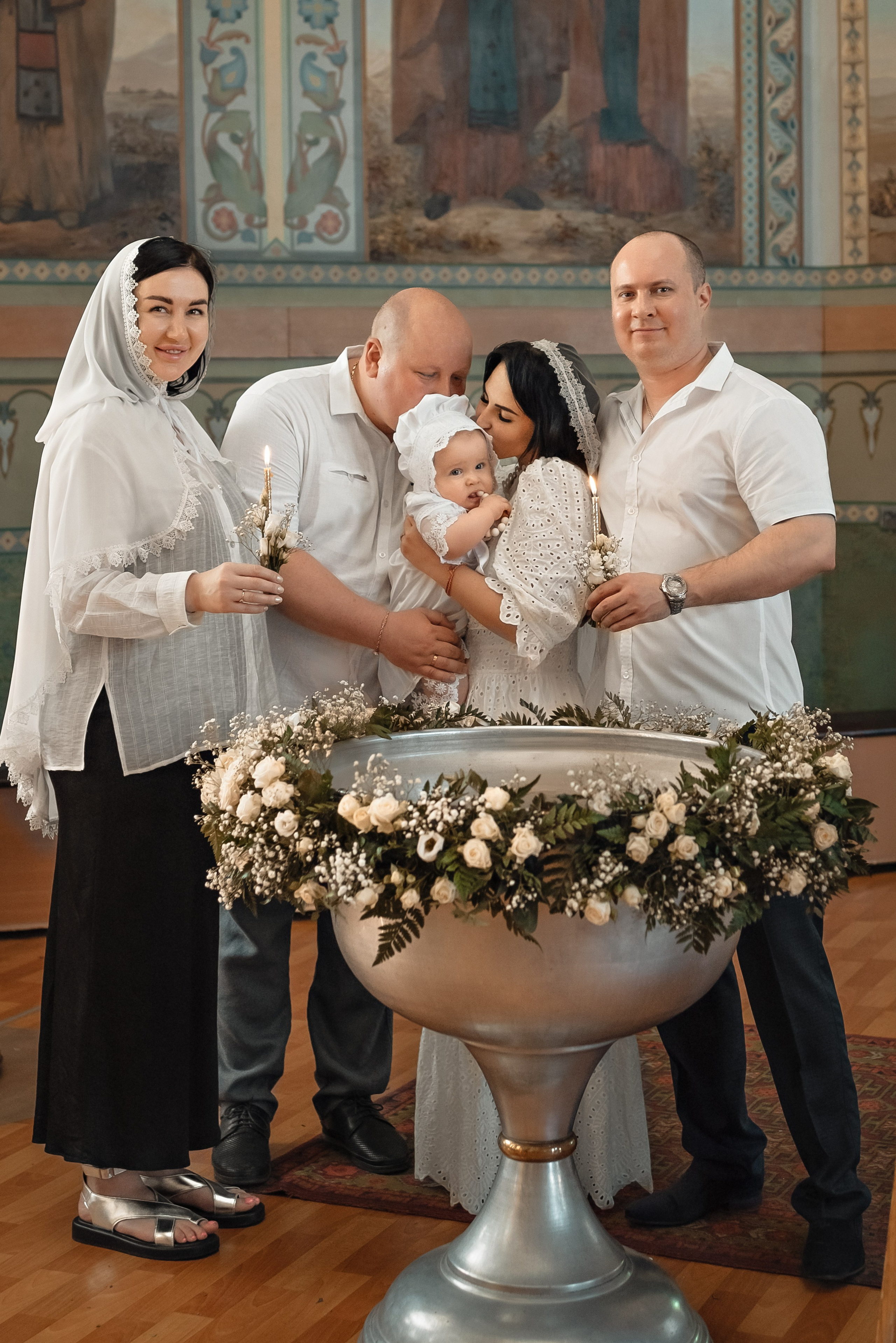 Крещение в храме Иоанна Богослова. Церковный фотограф на Таинство Крещения и Венчания в Оренбурге и Оренбургской области Екатерина Белкина