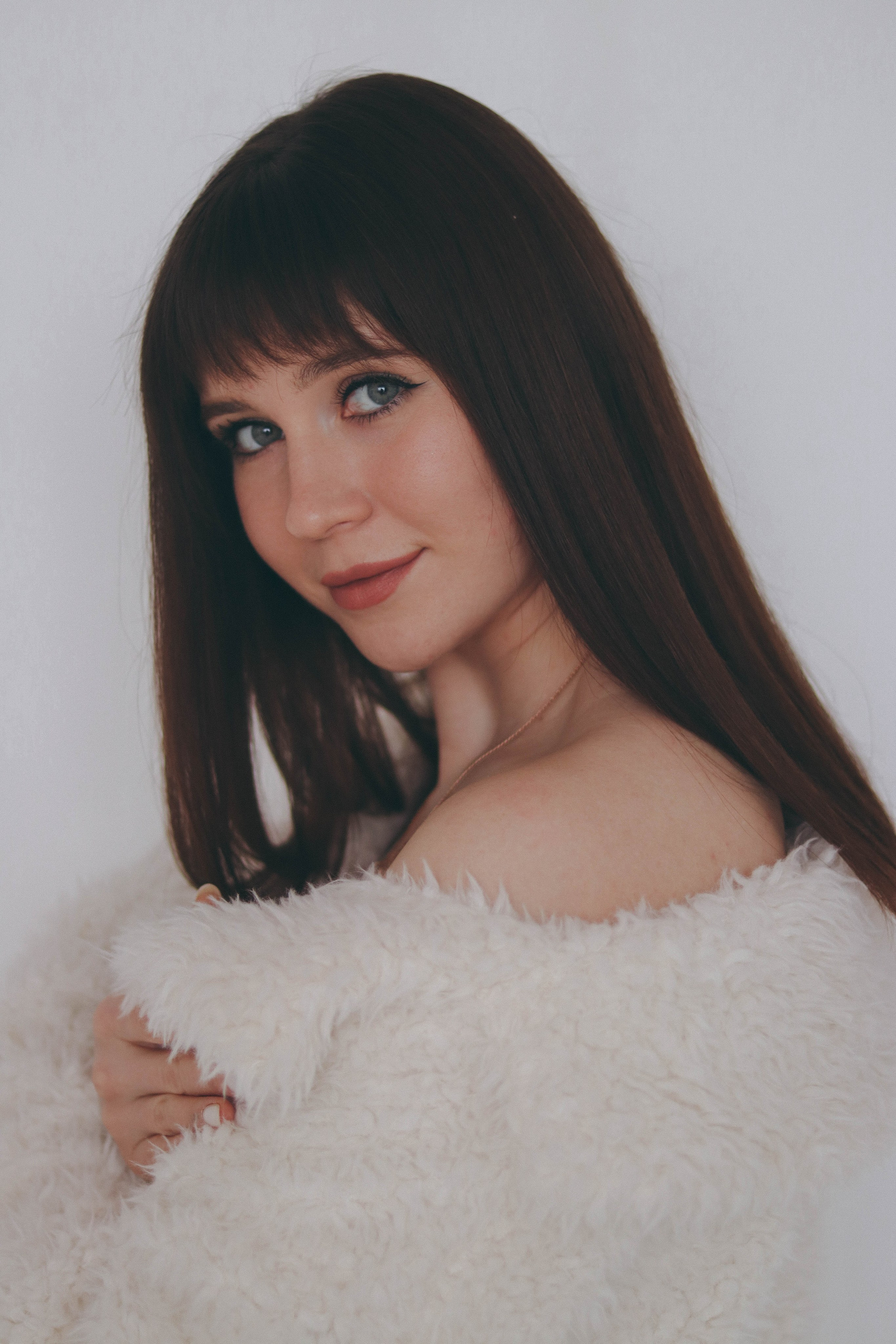 Фотосъёмка Вики в студии. Фотограф Самара Лена Мандарин