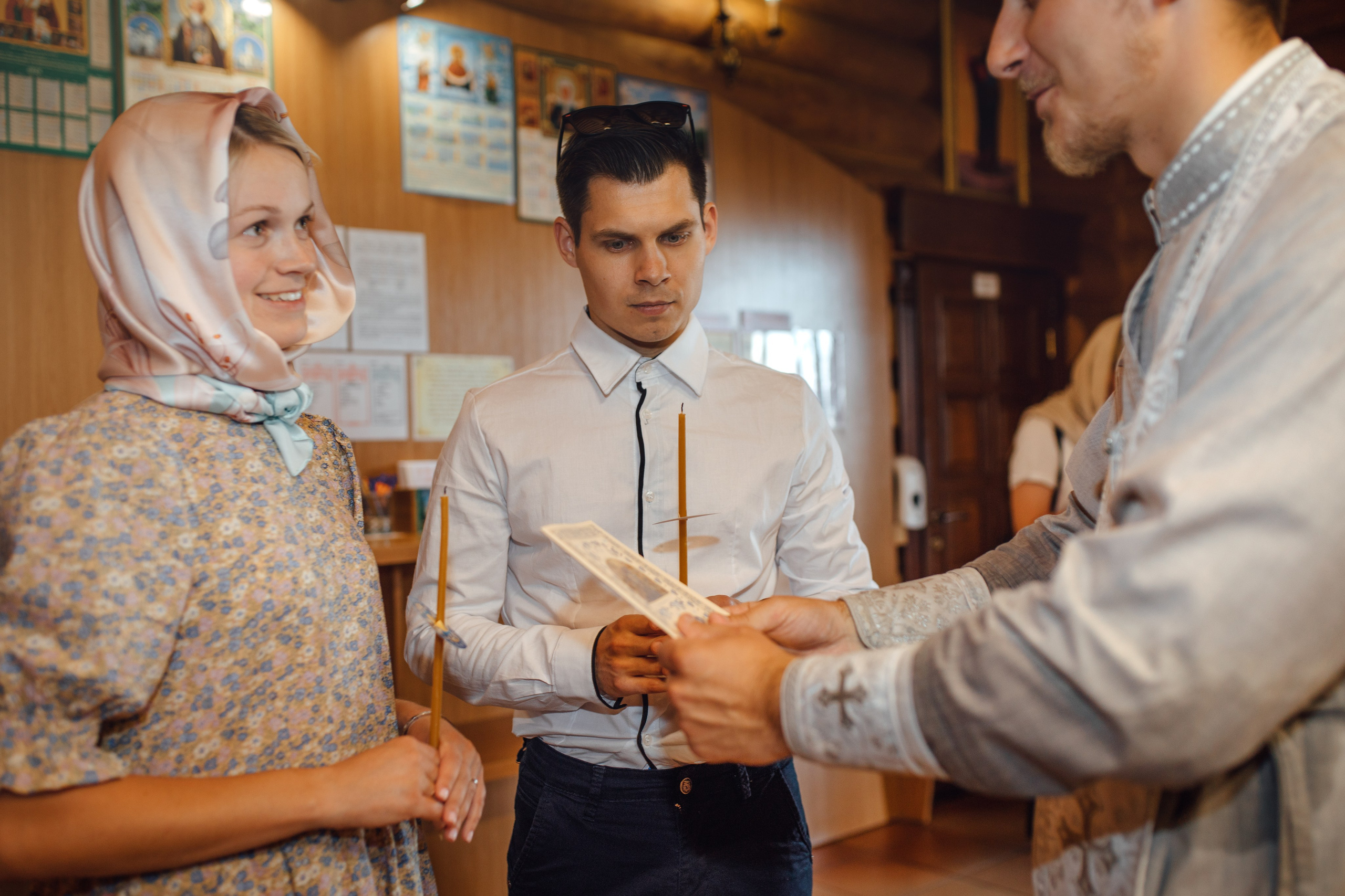 Крещение Аделины, храм Святой Троицы, июль 2024