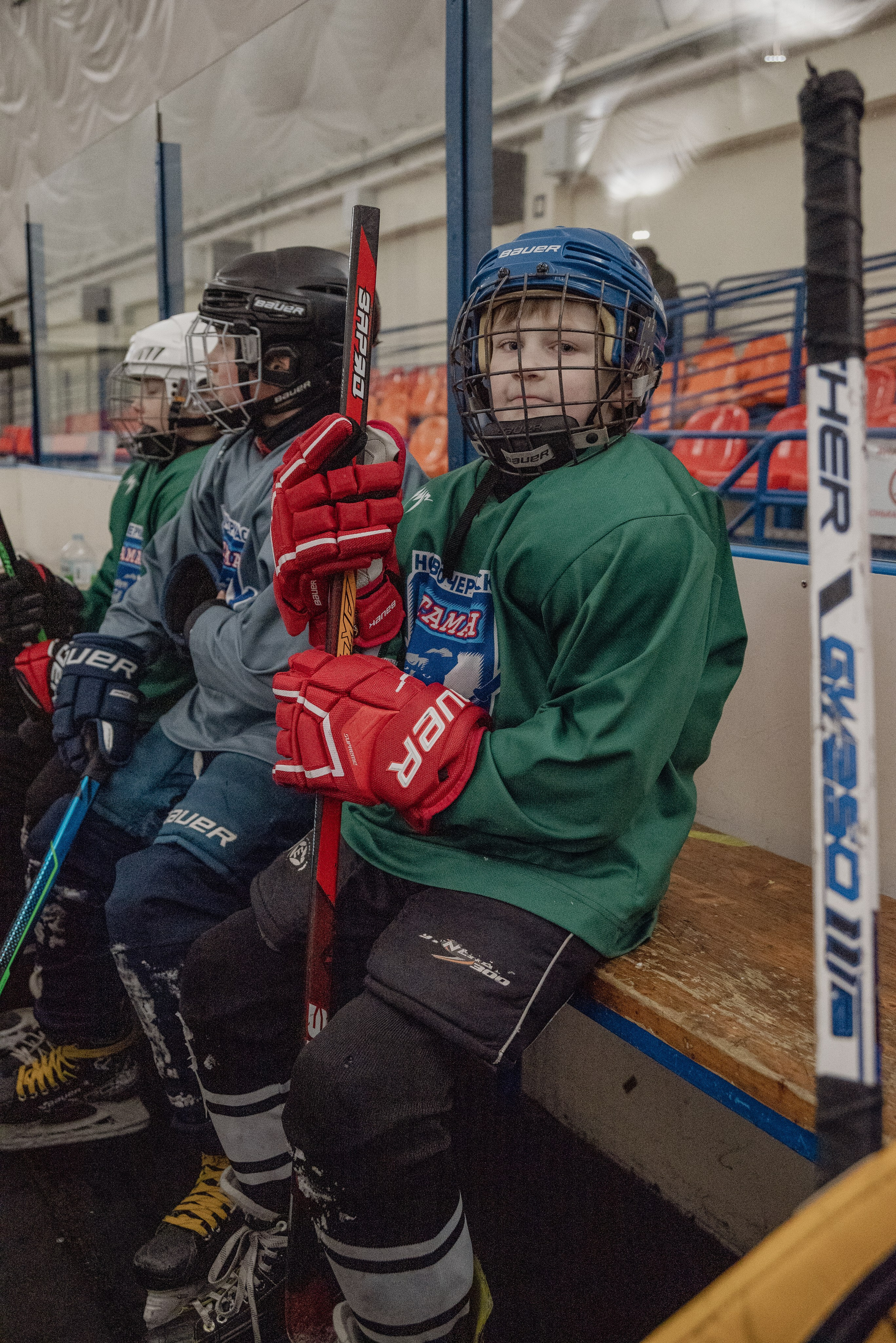 Хоккей.тренировка. ноябрь. Фотограф Исламова Лилия, Смоленск