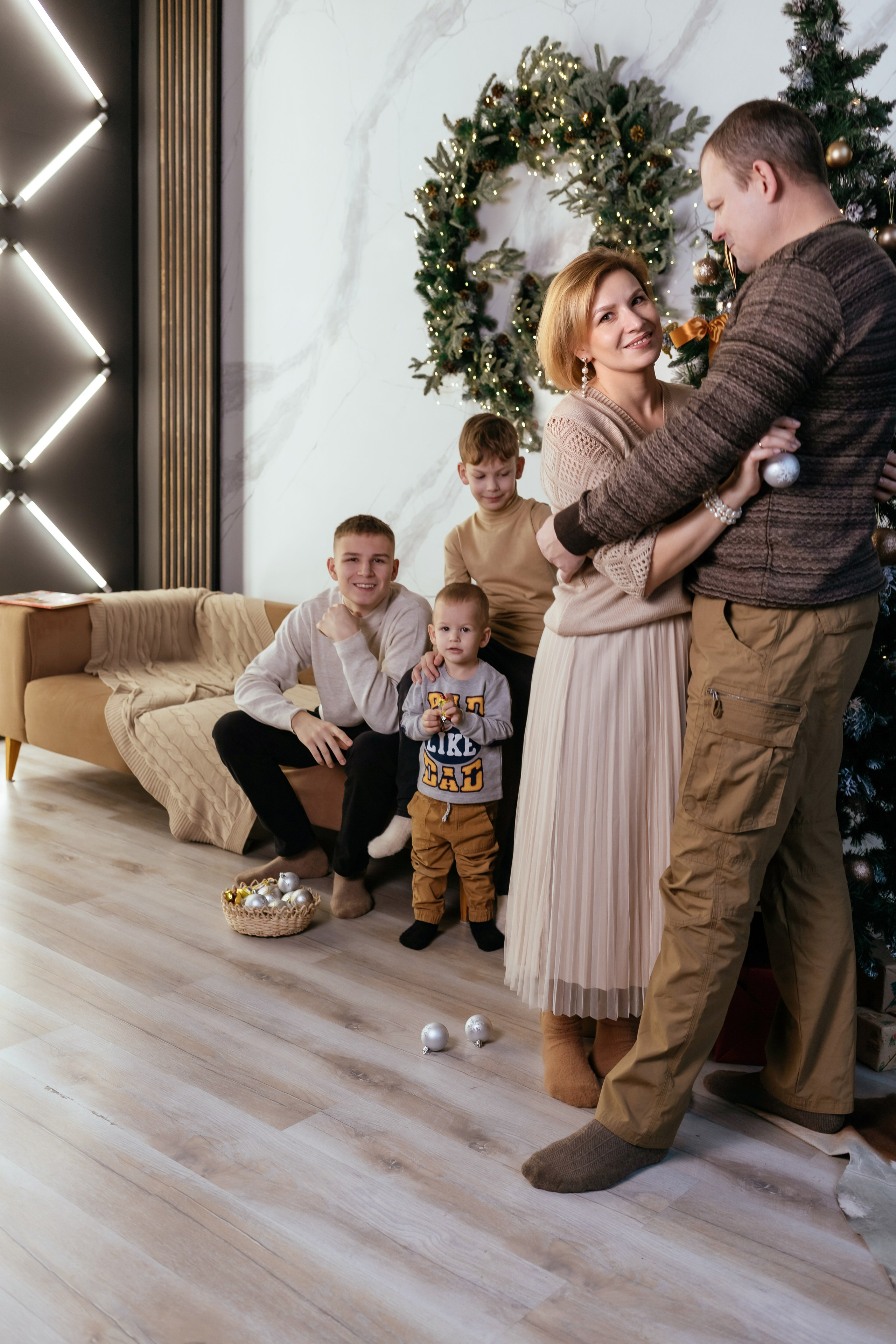 Новогодняя семейная съёмка. EtoStudio. Семейный фотограф в Минске Приболовец Светлана