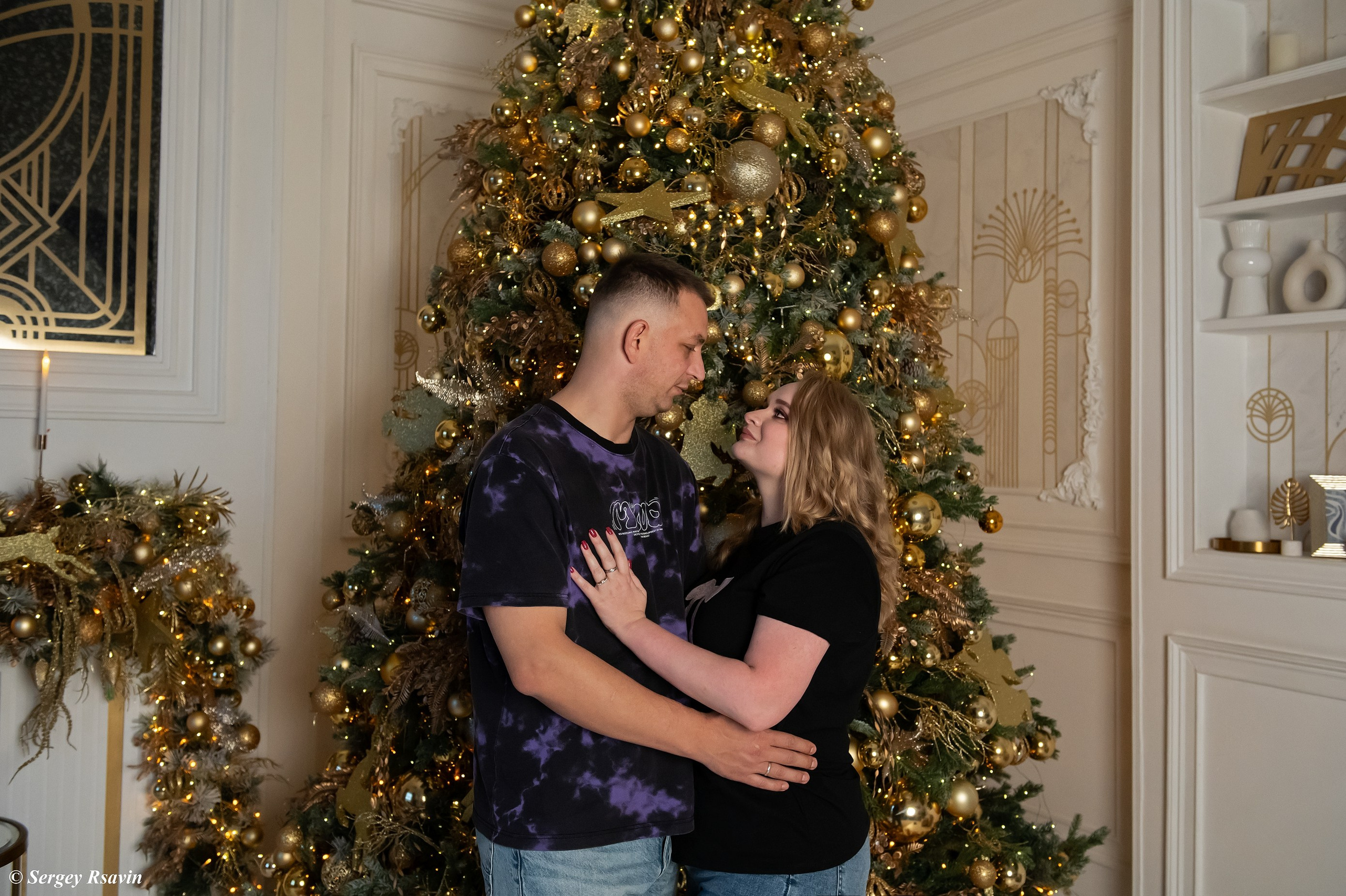 В Новогодней студии. Фотограф в Москве Сергей Рсавин