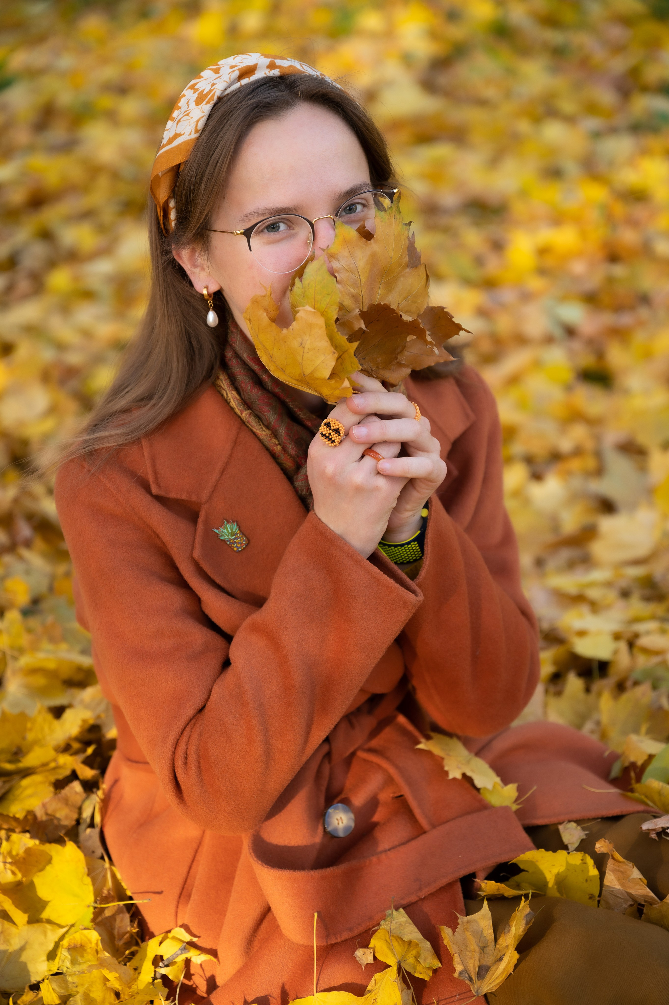 СЪЁМКА АННЫ В ОСЕННЕМ ПАРКЕ. Портретный фотограф в Москве Евгений Кемайкин