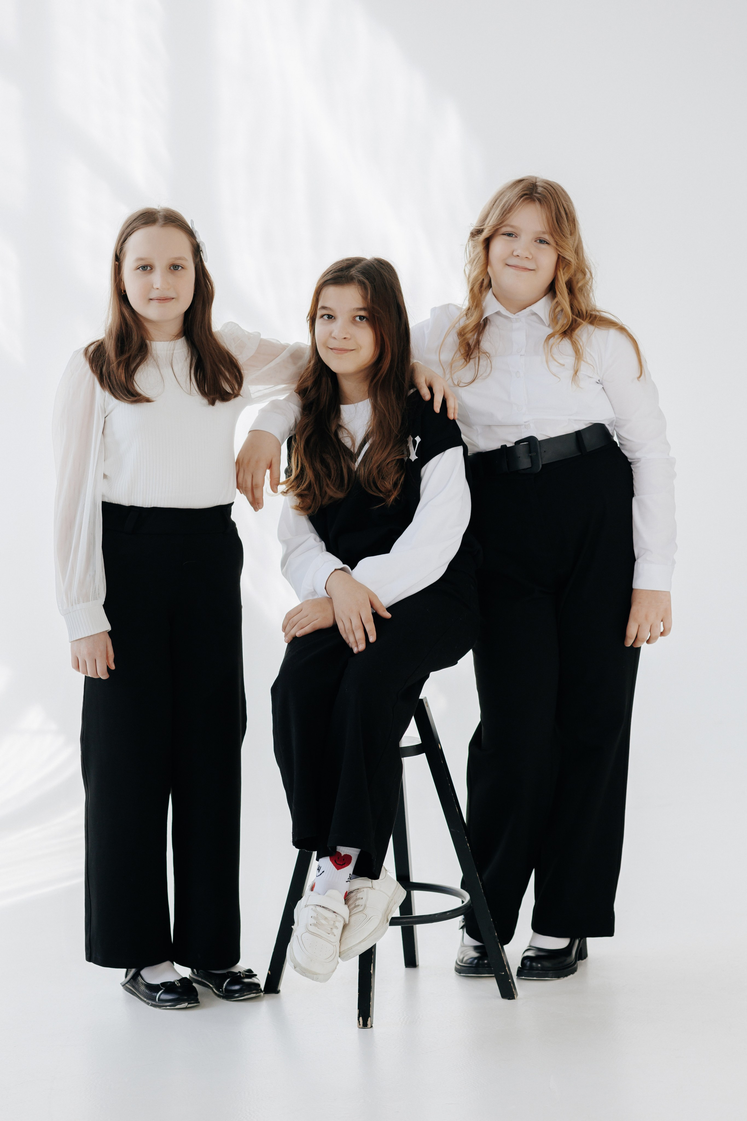 Школьная фотосессия в студии