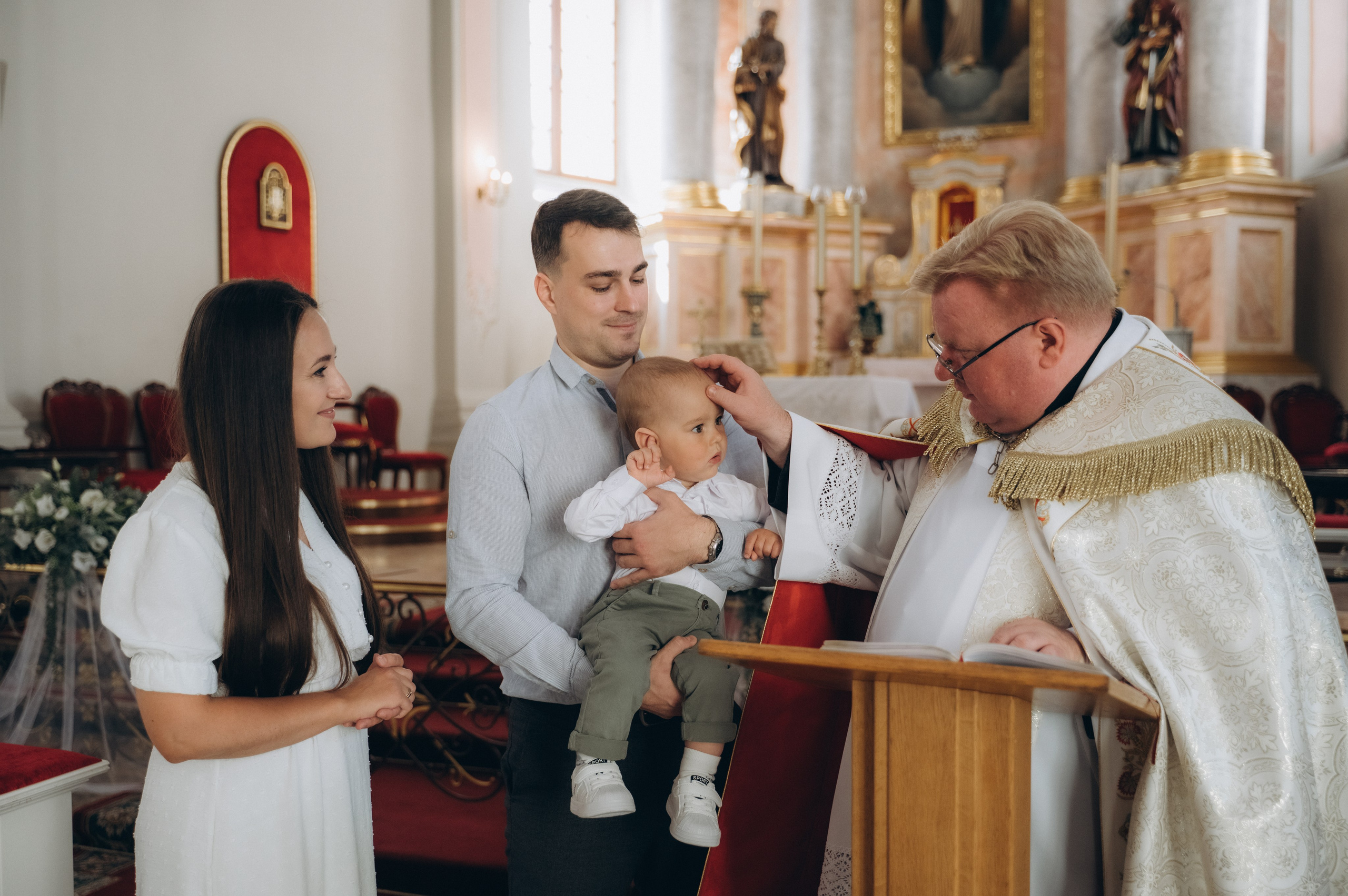 Крещение Александра (Белый Костёл). Семейный фотограф в Минске Дарья Дреко