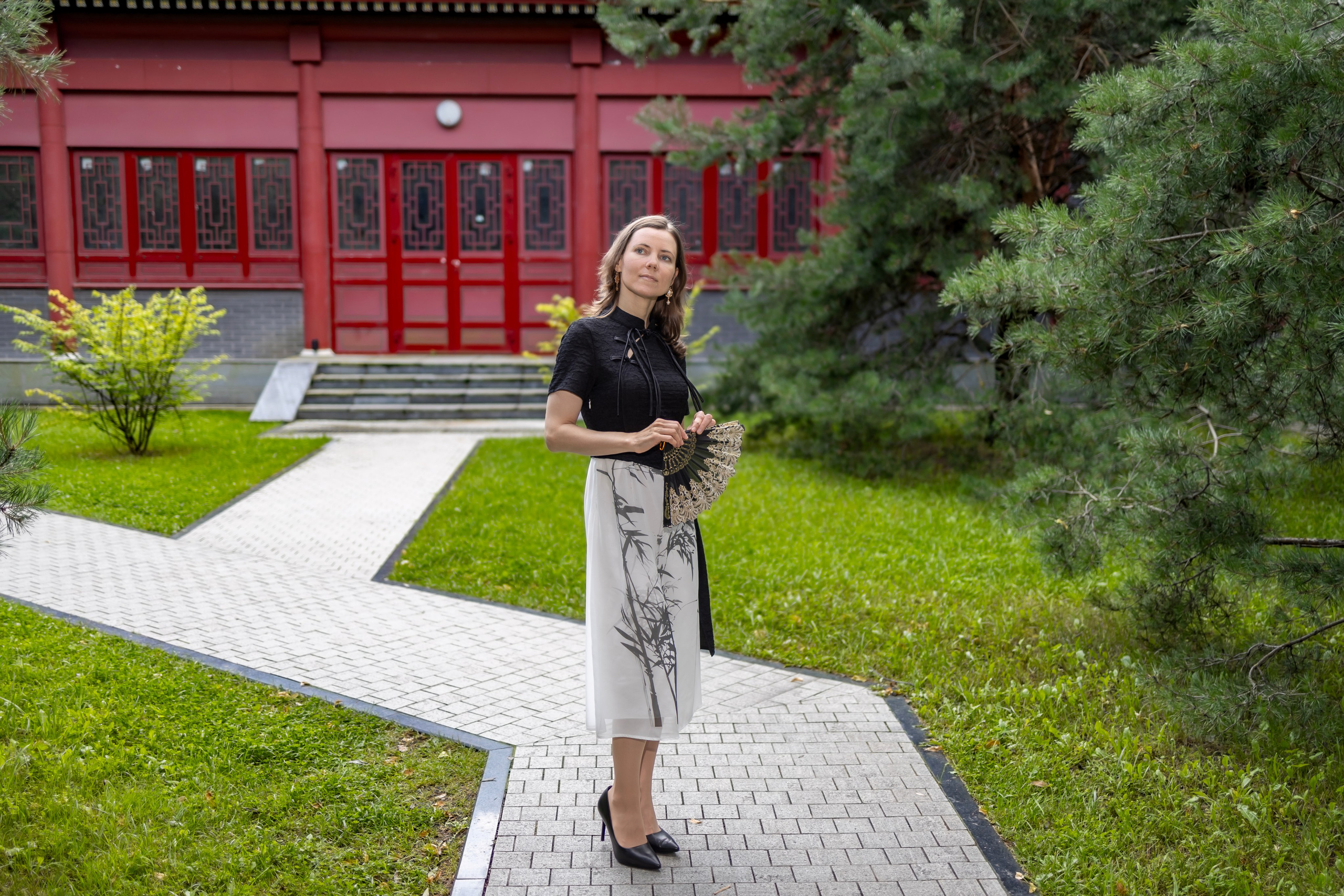Фотосессия в парке Хуамин: восточная сказка в центре Москвы. Репортажный, семейный и студийный фотограф в Москве Демин Алексей
