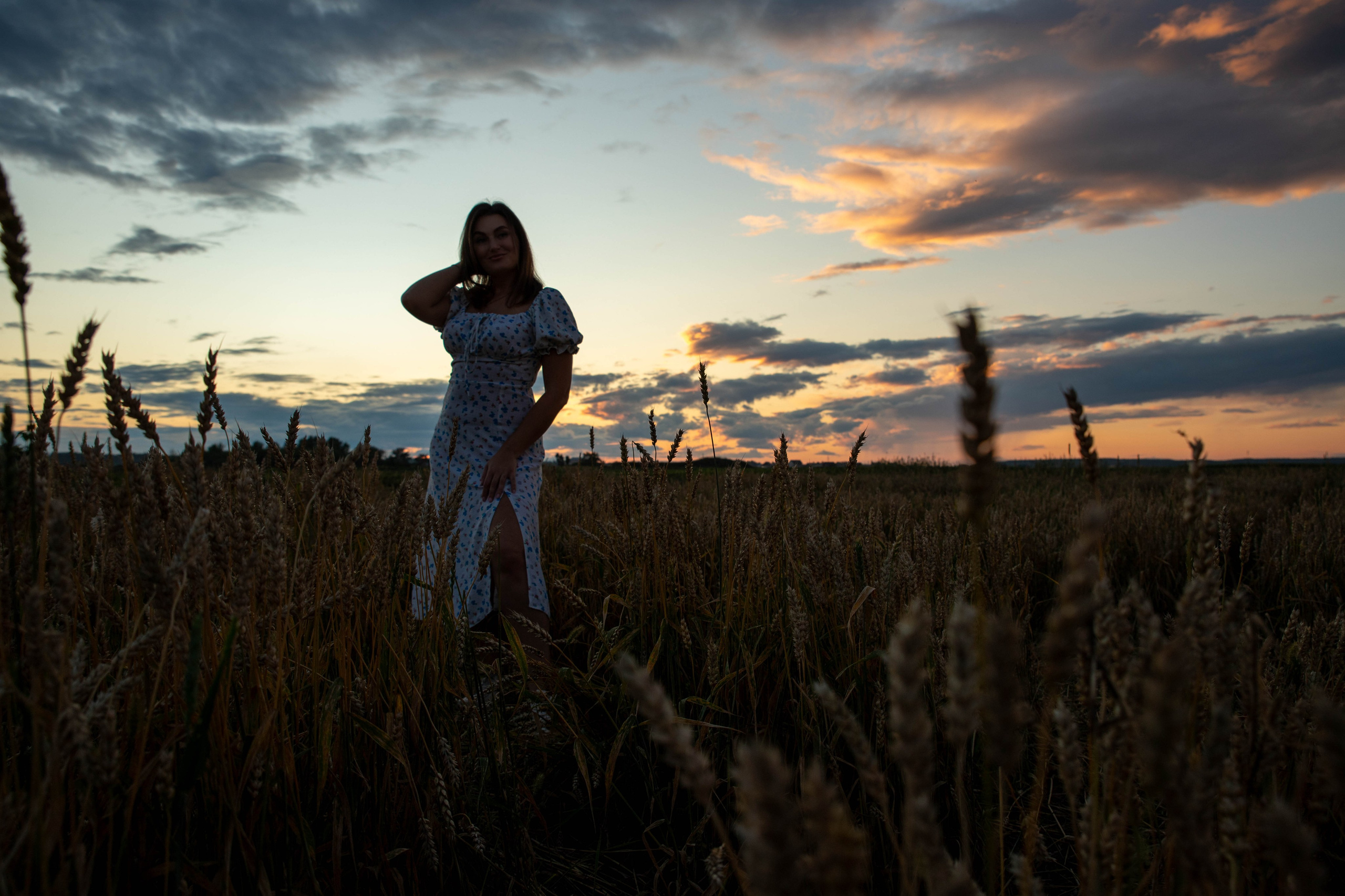Фотосет в подсолнухах. Алена и Арина. Фотограф Лапочкина Татьяна