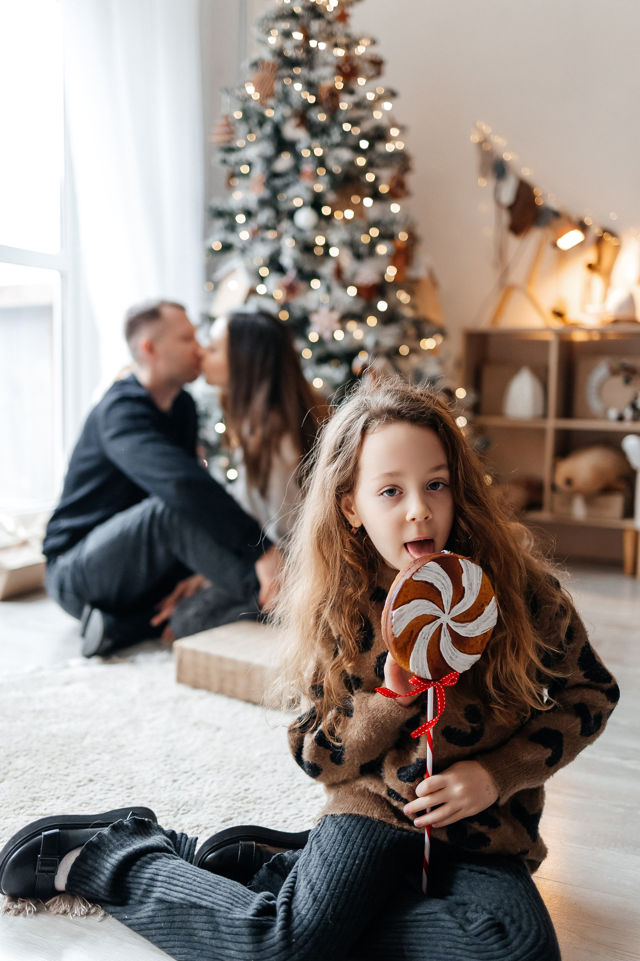 Семейная новогодняя съёмка в студии. Фотограф Иваново | Москва | Ирина Коптилина