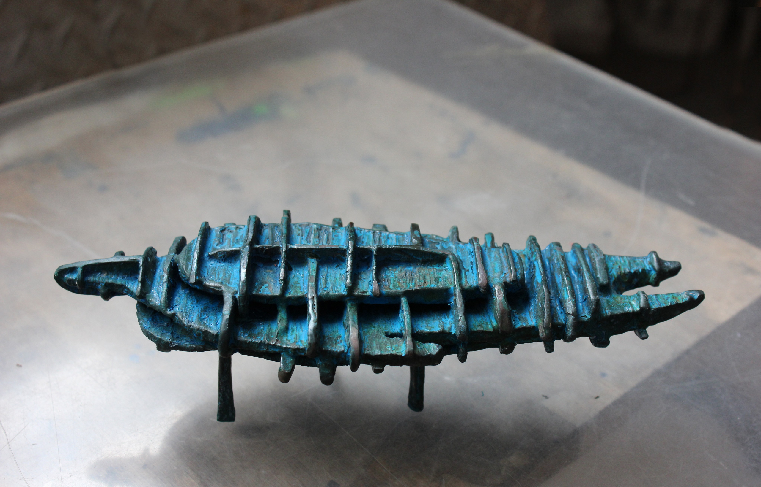 Тишина или большие деревья /СПб/Сад Нева/2013. Художник — скульптор Антонина Фатхуллина