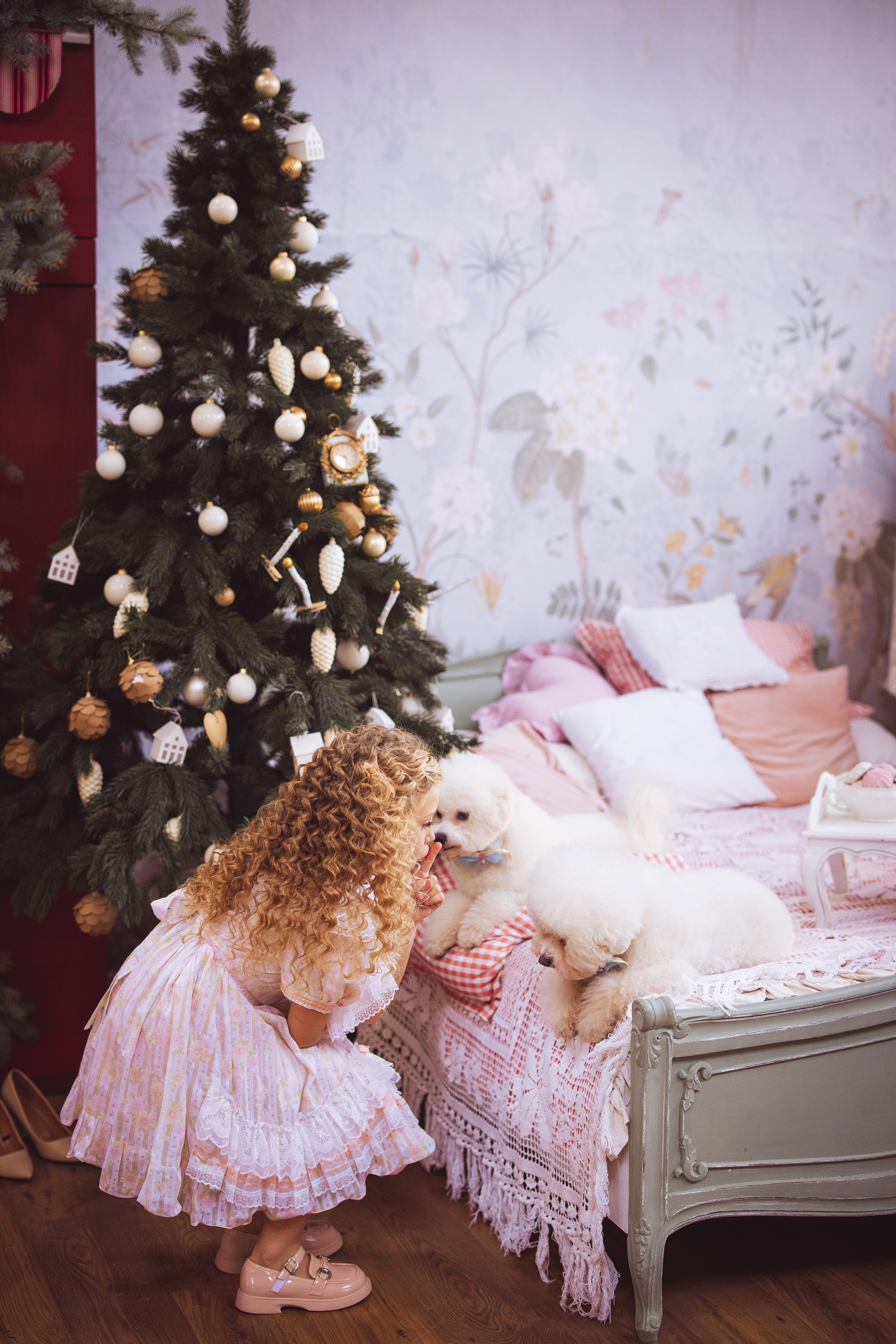 Новогодняя фотосессия в стиле Винтаж. Семейный и детский фотограф в Краснодаре Анна Трашкова