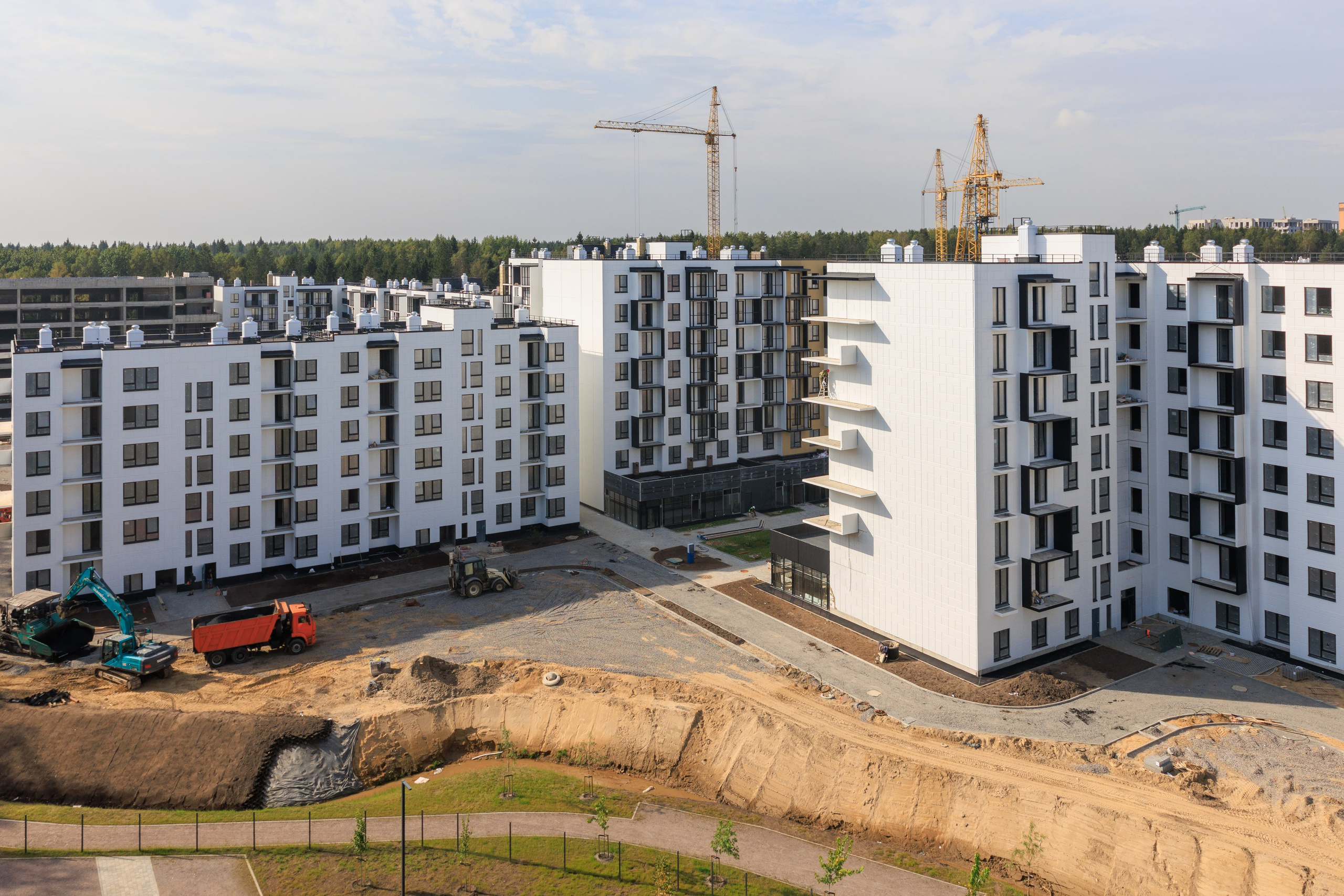 Архитектурная и репортажная фотосъёмка для застройщика