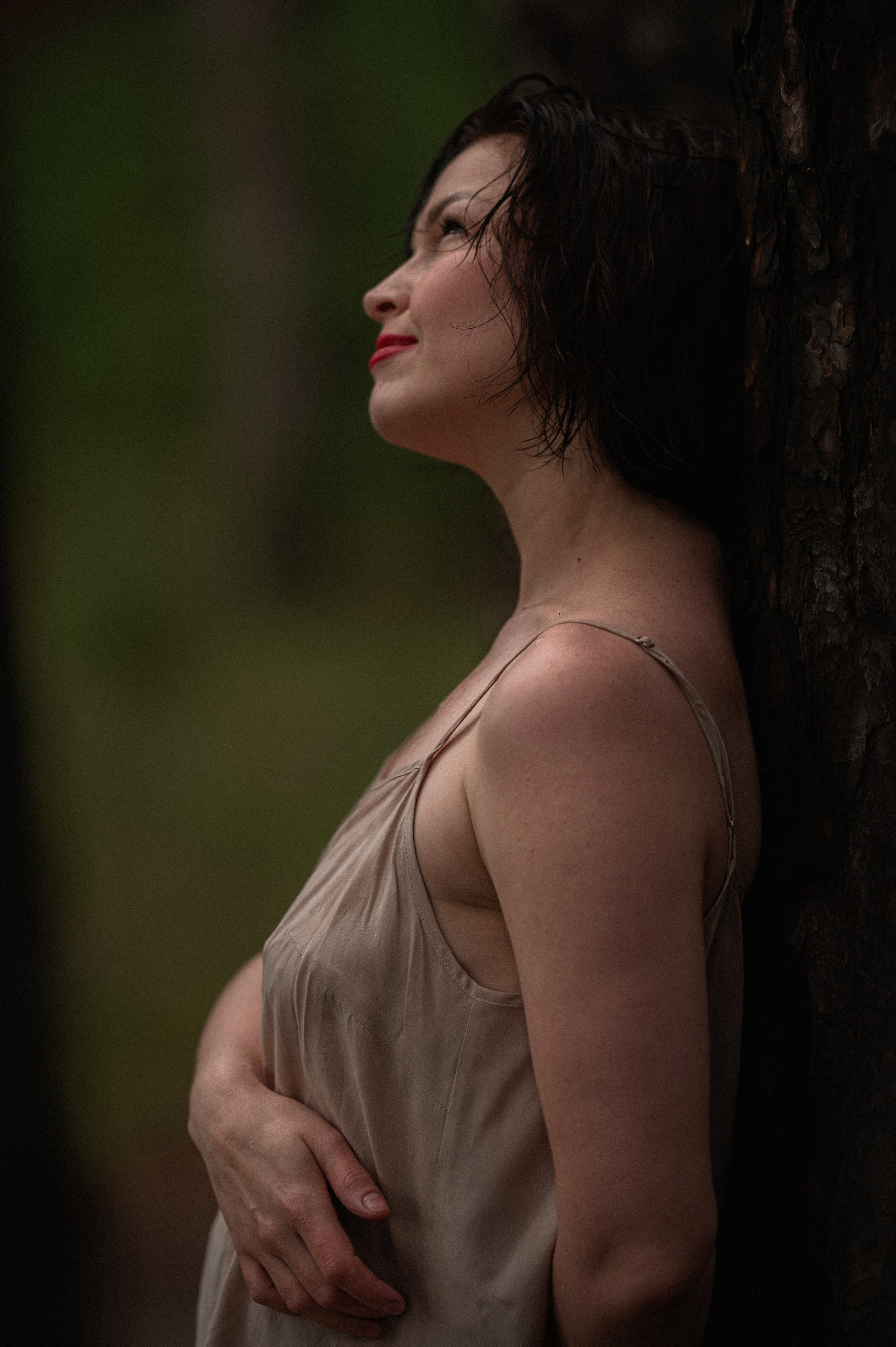 Съемка под дождем. Кристина. Семейный и детский фотограф в Шатках и Арзамасе Александра Магомедова