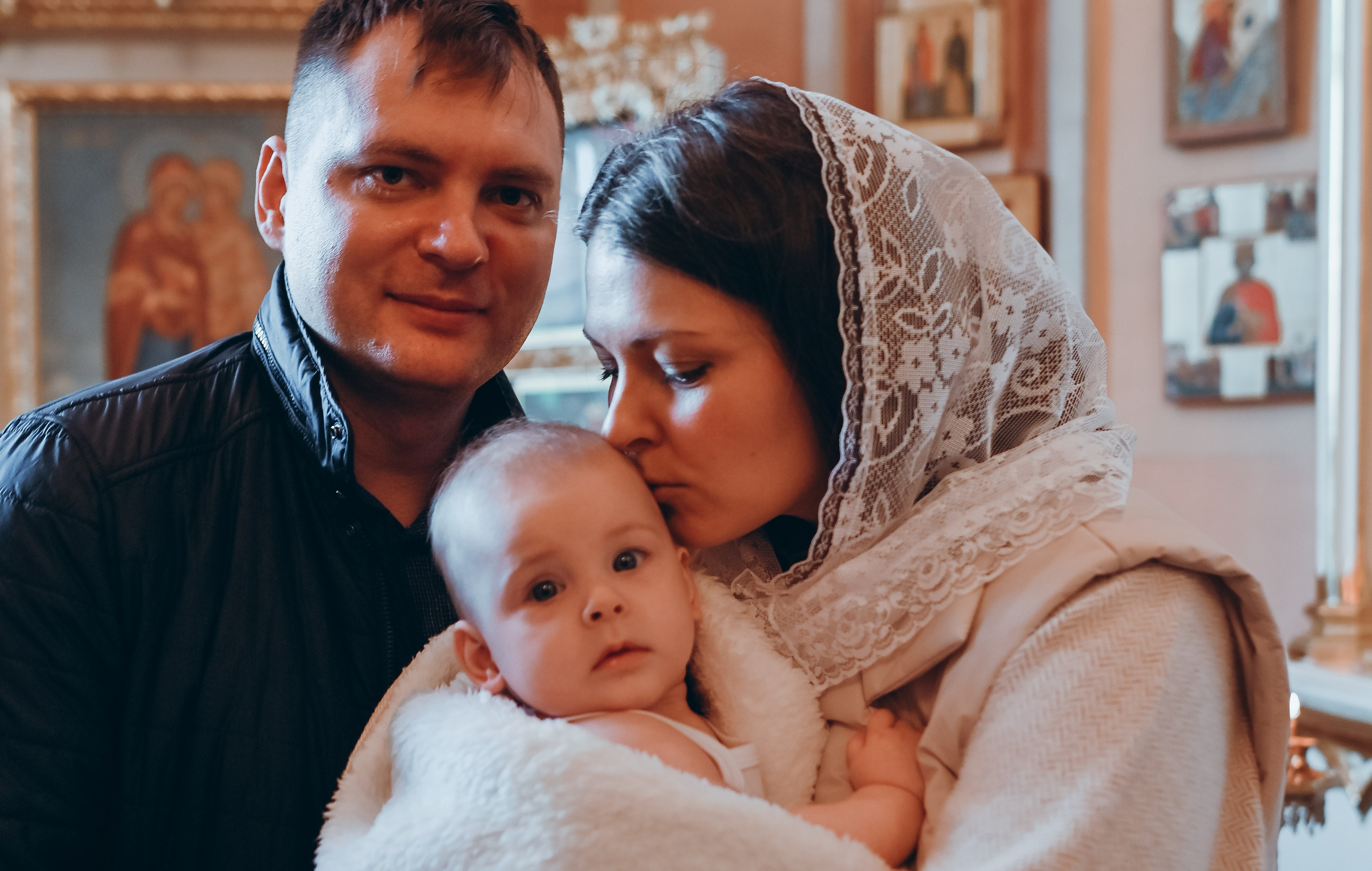 Крещение Любочки. Семейный и свадебный фотограф в Санкт-Петербурге Яна