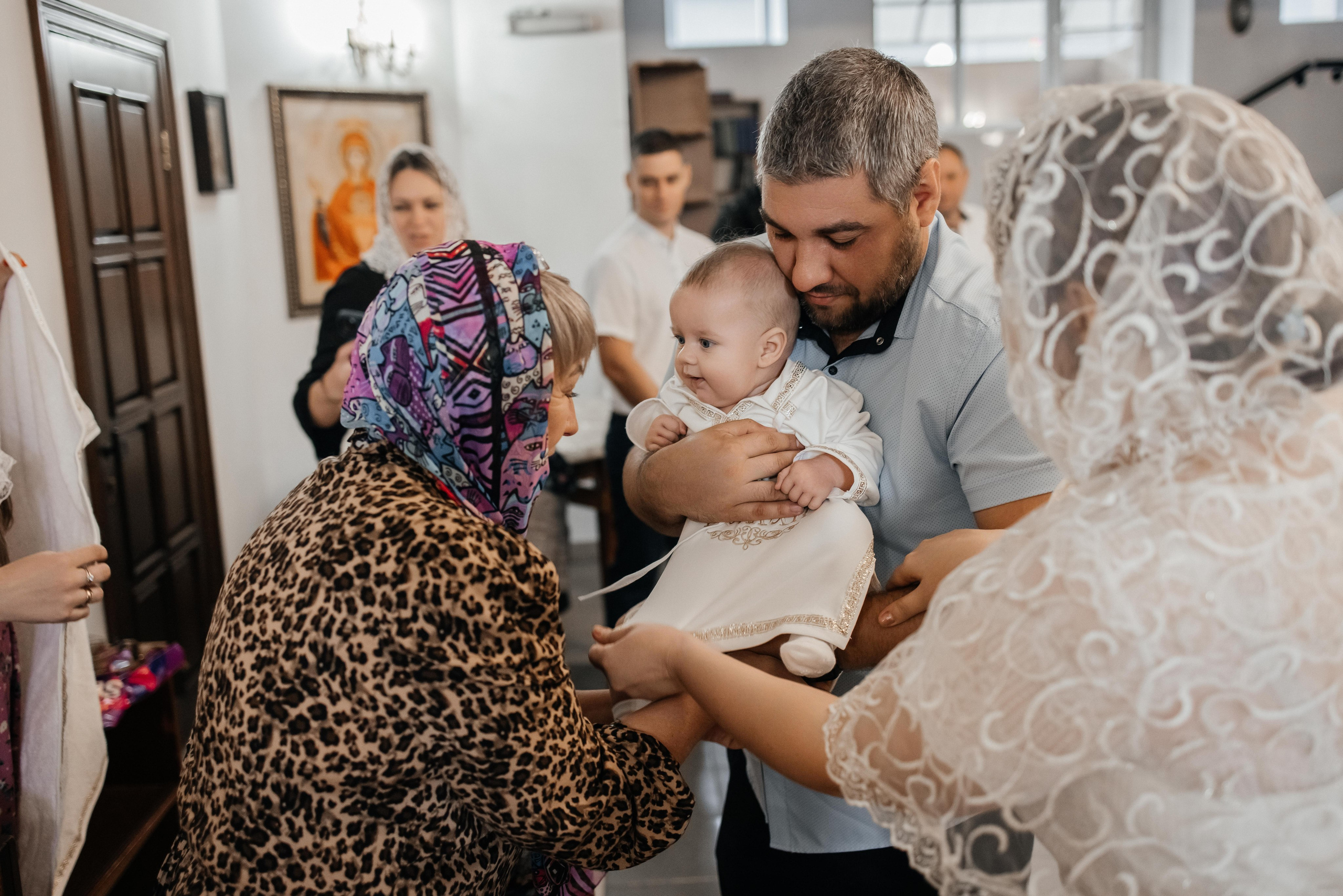 Крещение Ромы. Свадебный и семейный фотограф Яна Стражева. Волгоград, Москва