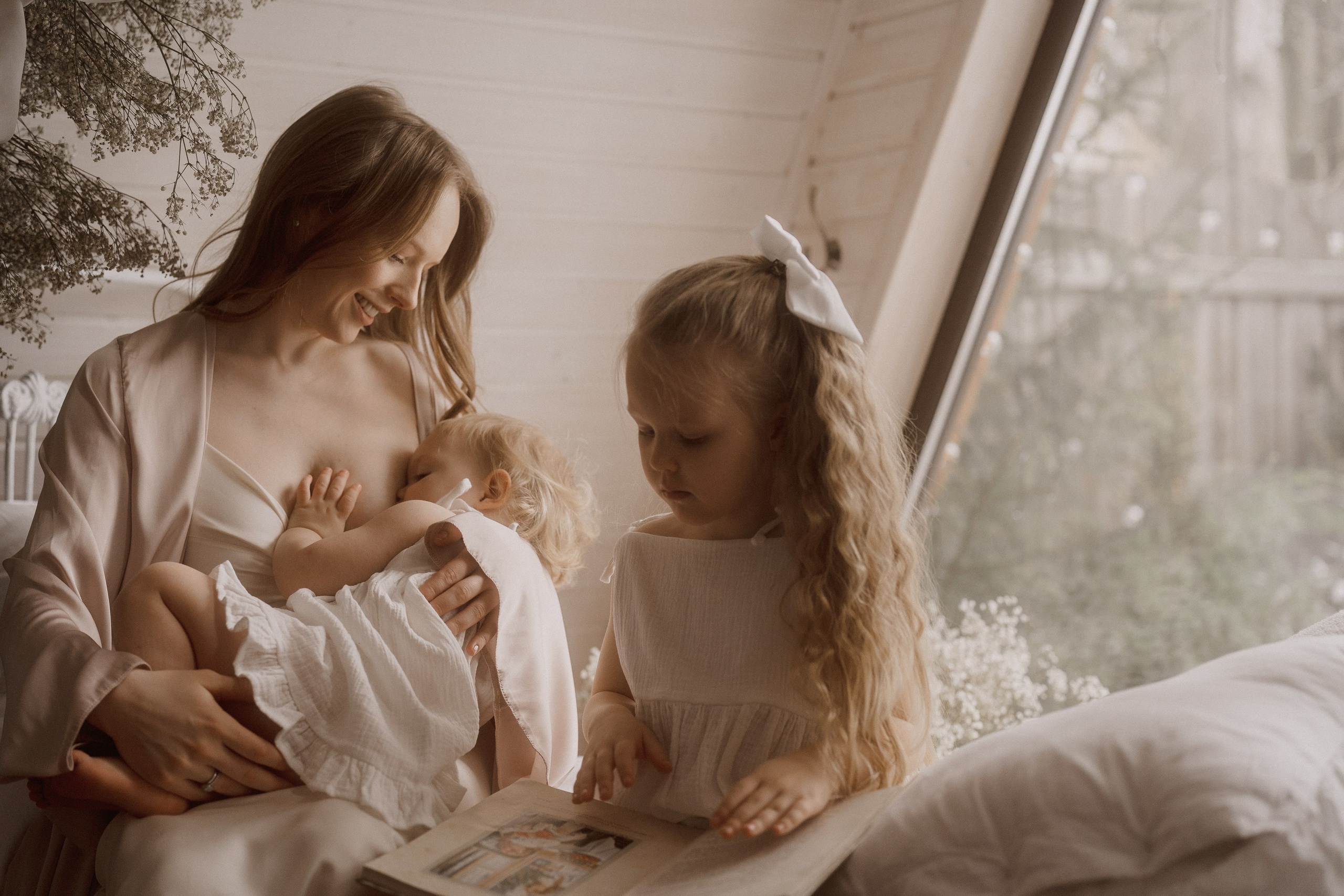 Семейная фотосессия г. Пушкино. Николь, Мия и Александра. Семейный и детский фотограф в Сергиев Посаде, Хотьково Якимчук Любовь