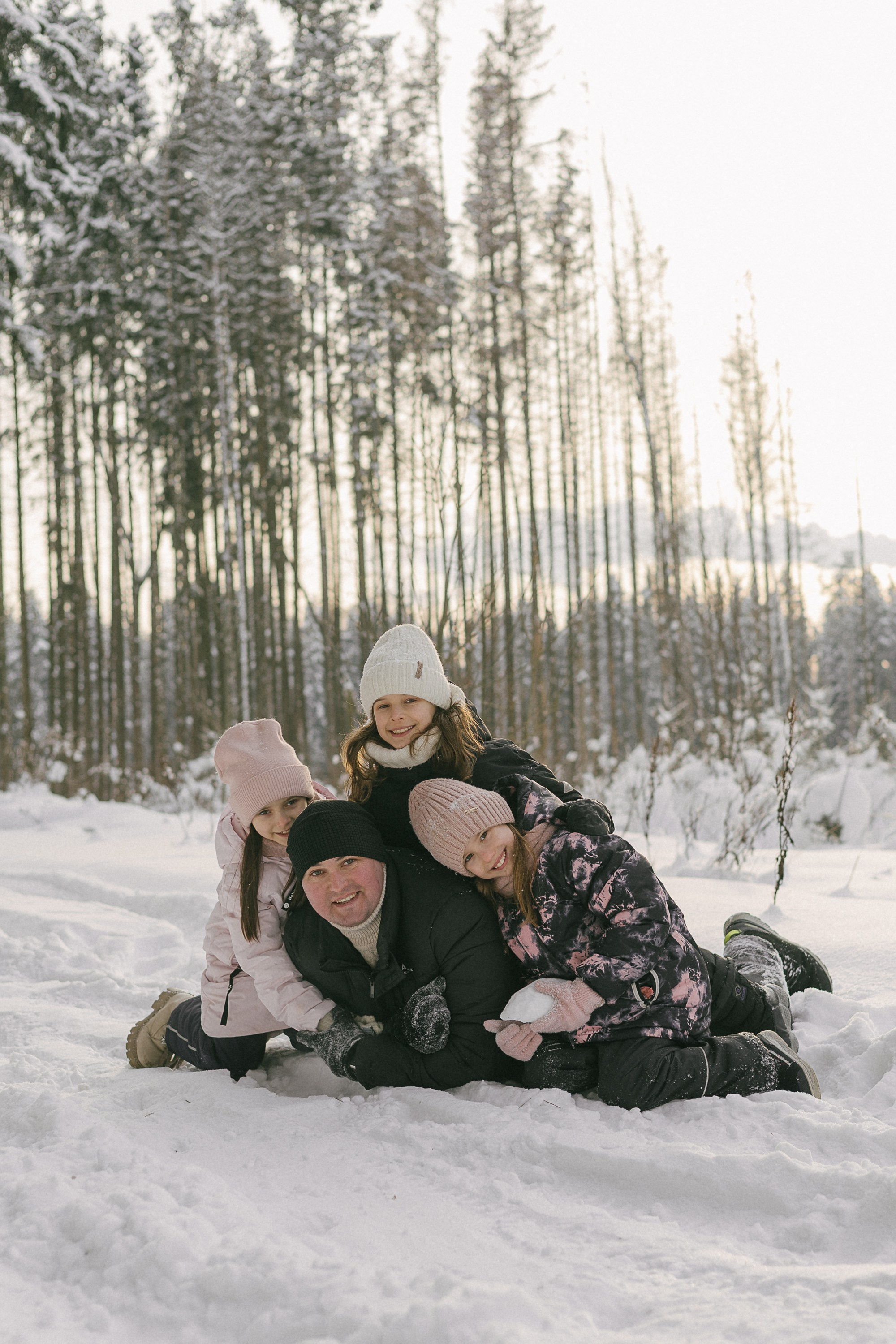 Теплые эмоции Холодной зимы. Семейный фотограф в Москве Анастасия Марти