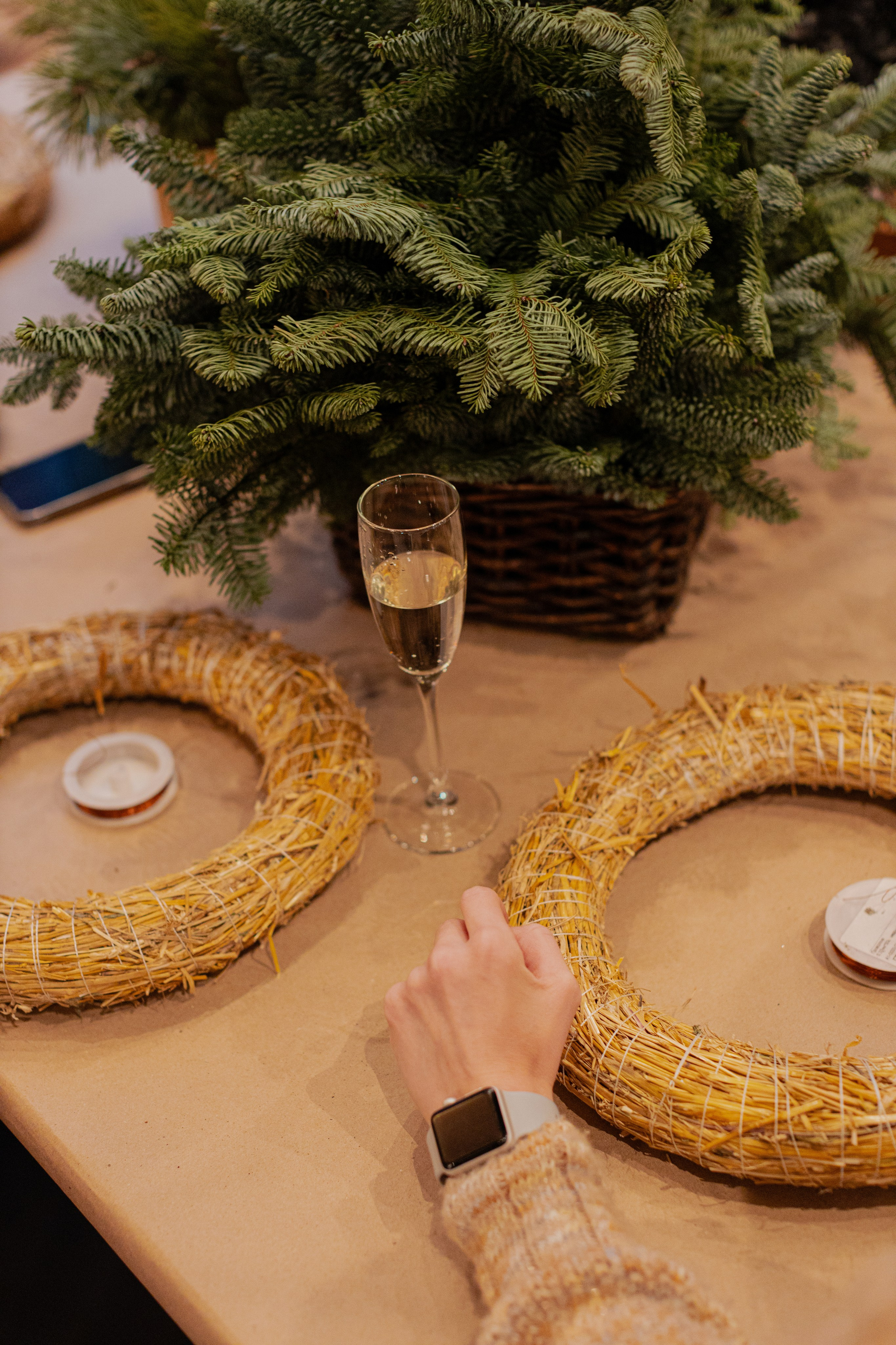 Мк Новогодний Венок. Анастасия Ракчеева Художник